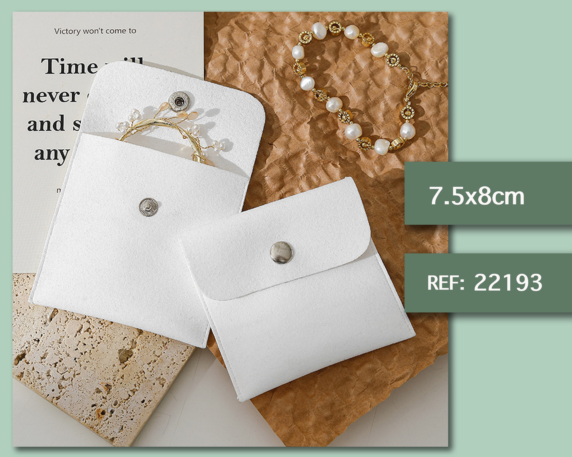 BOLSA DE REGALO DE TELA 7.5X8CM
