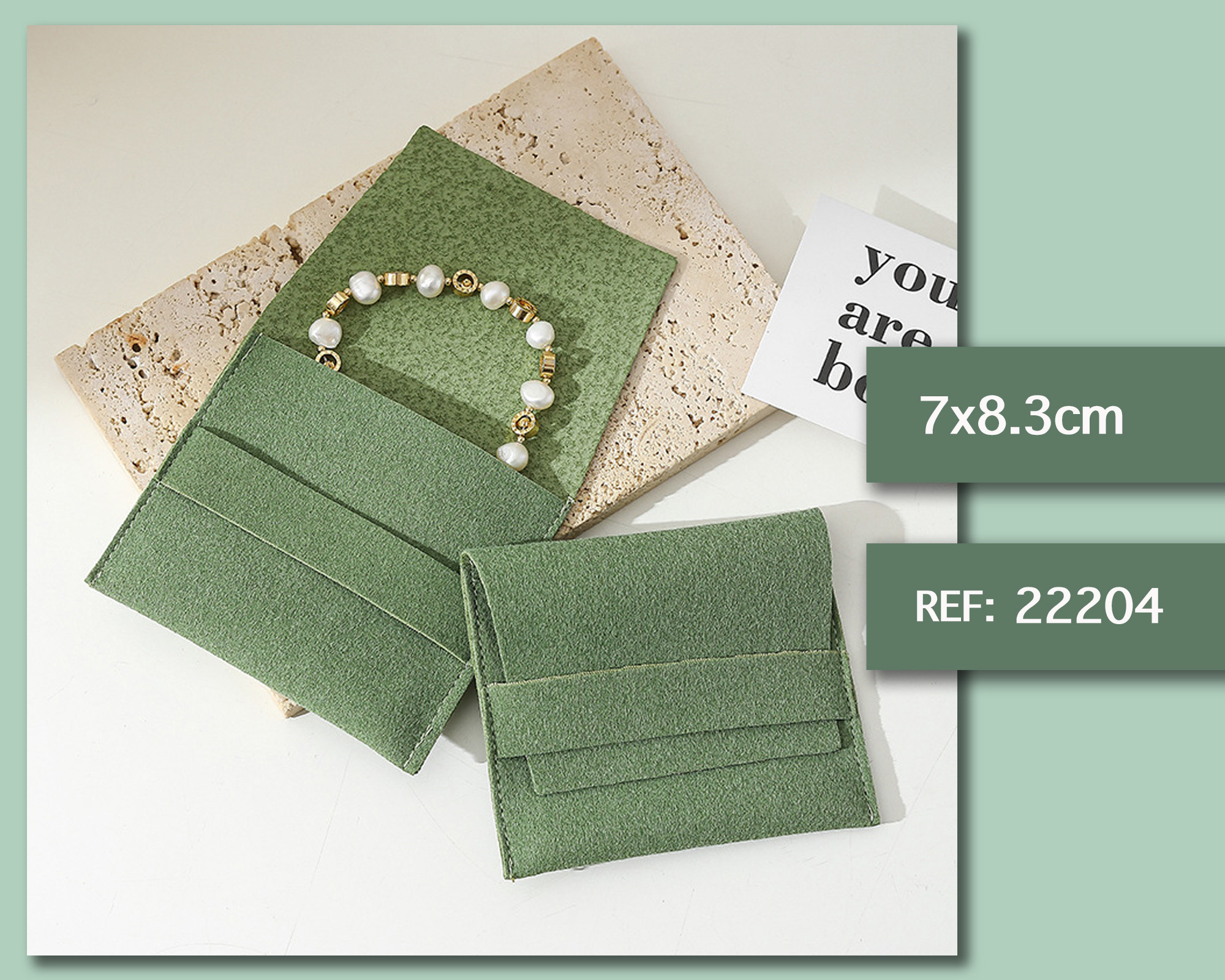 BOLSA DE REGALO DE TELA 7X8.3CM