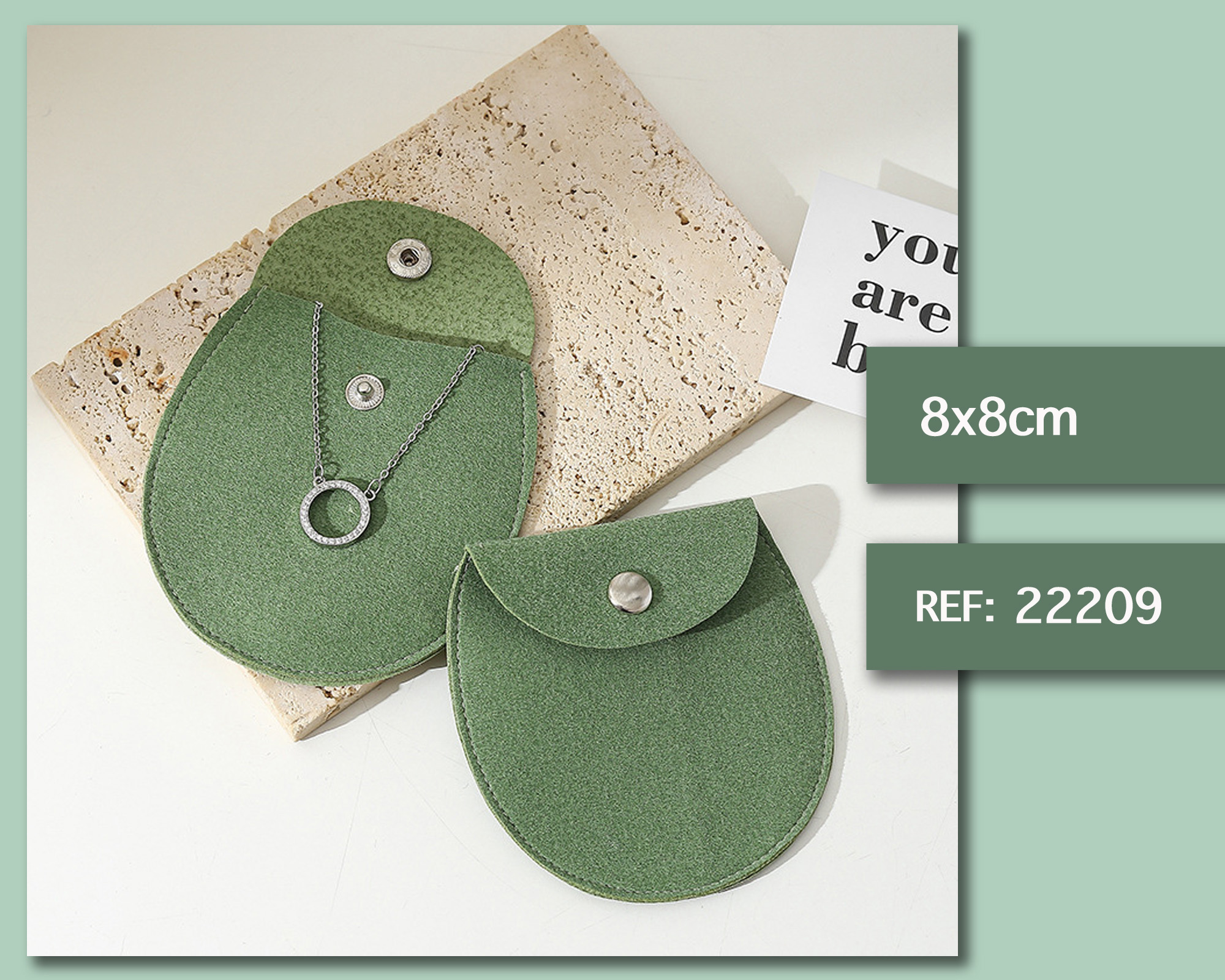 BOLSA DE REGALO DE TELA 8X8CM