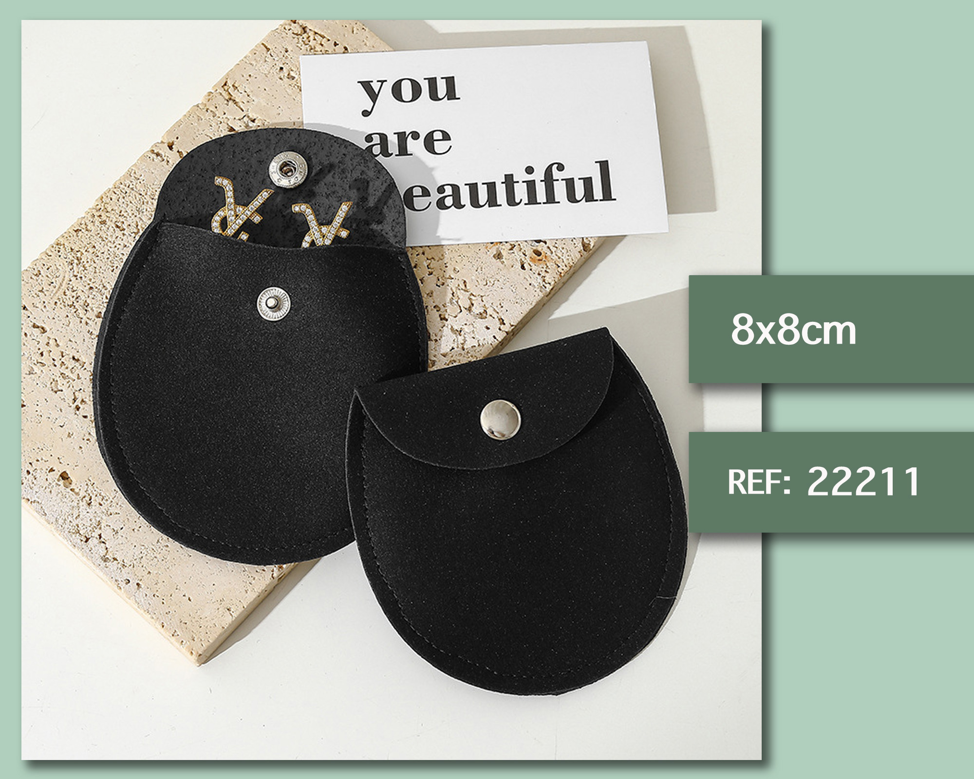 BOLSA DE REGALO DE TELA 8X8CM