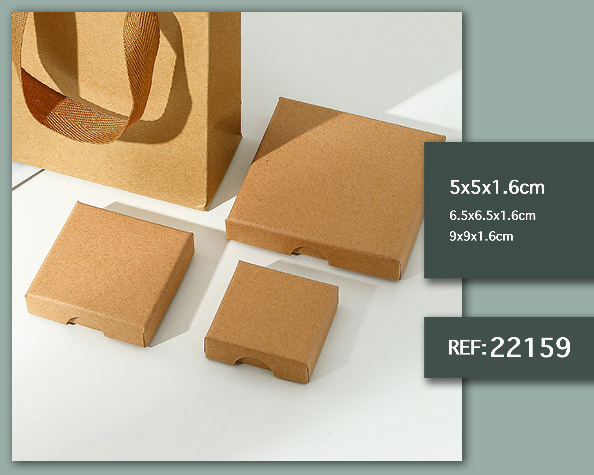 CAJA DE REGALO 5X5X1.6CM