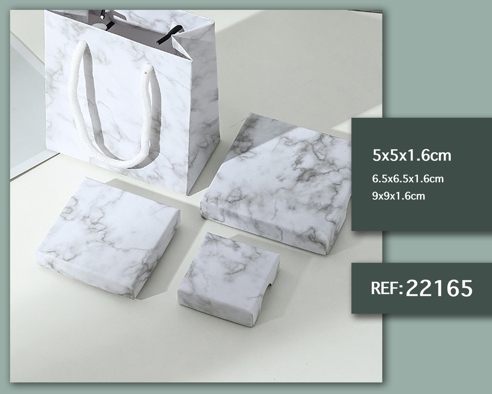 CAJA DE REGALO 5X5X1.6CM