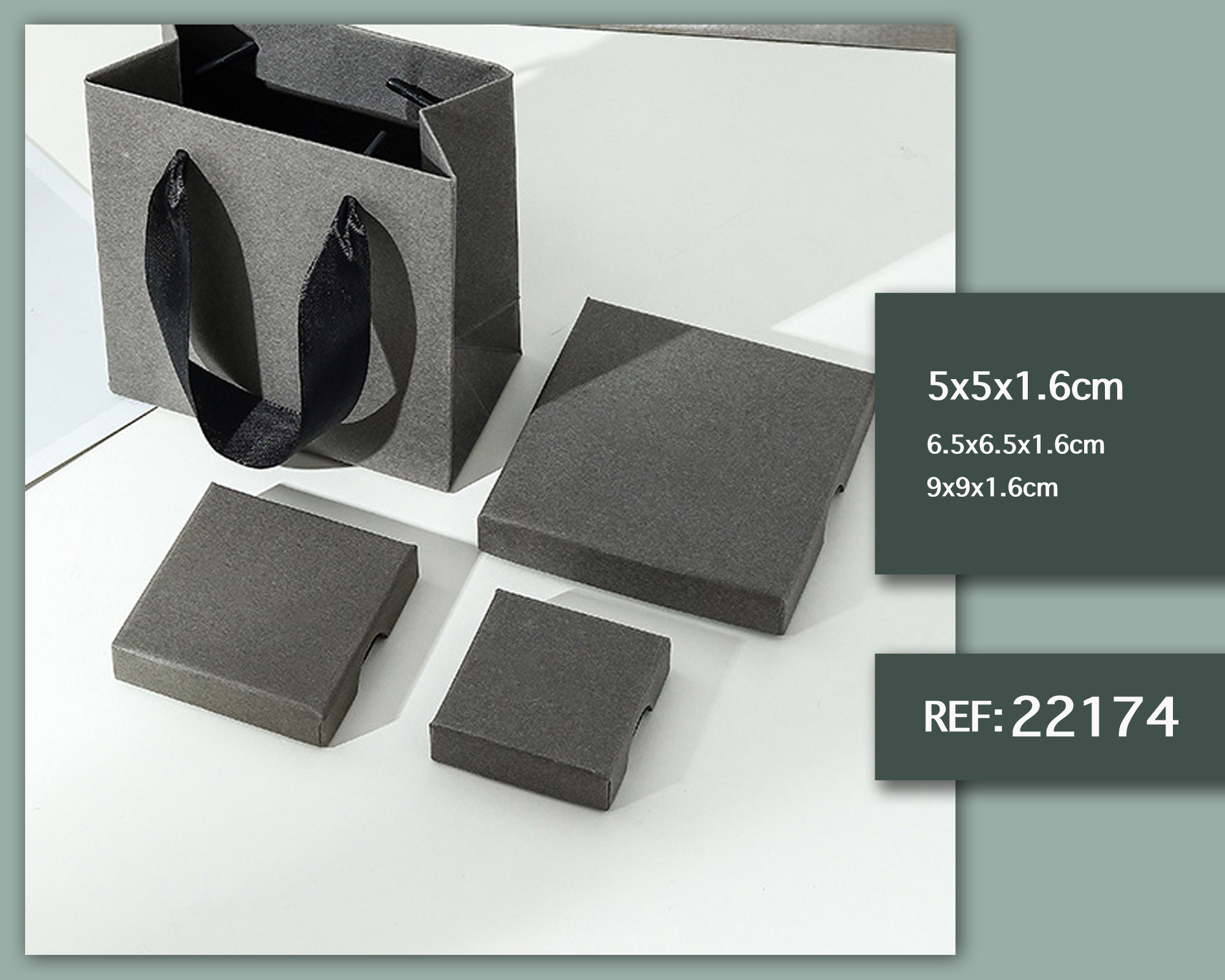 CAJA DE REGALO 5X5X1.6CM