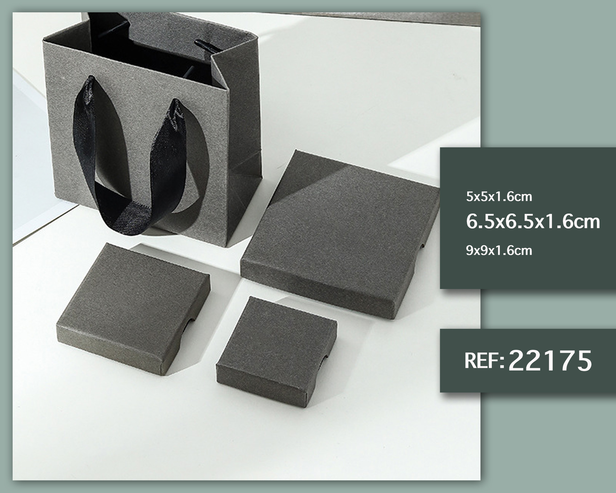 CAJA DE REGALO 6.5X6.5X1.6CM