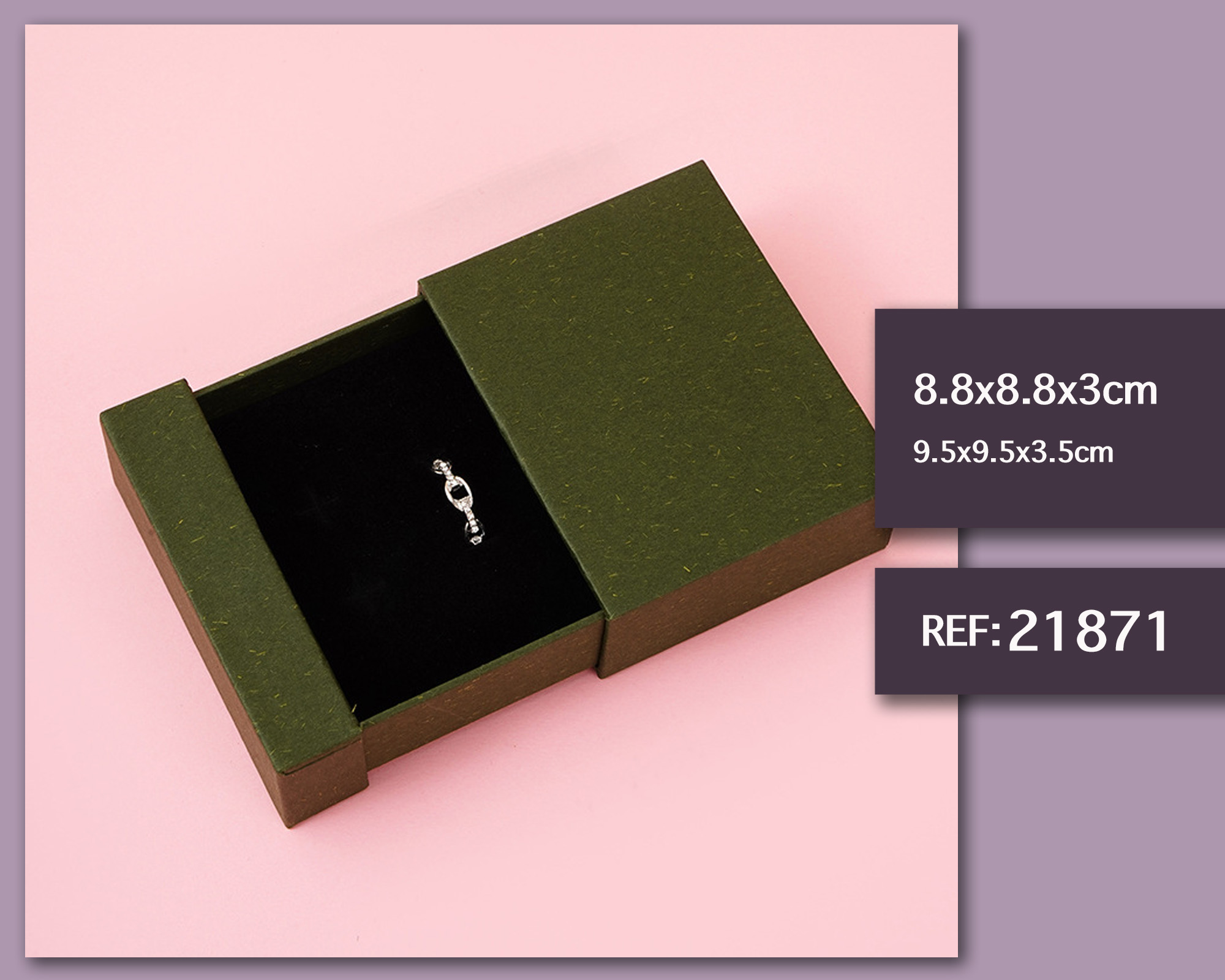CAJA DE REGALO 8.8X8.8X3CM