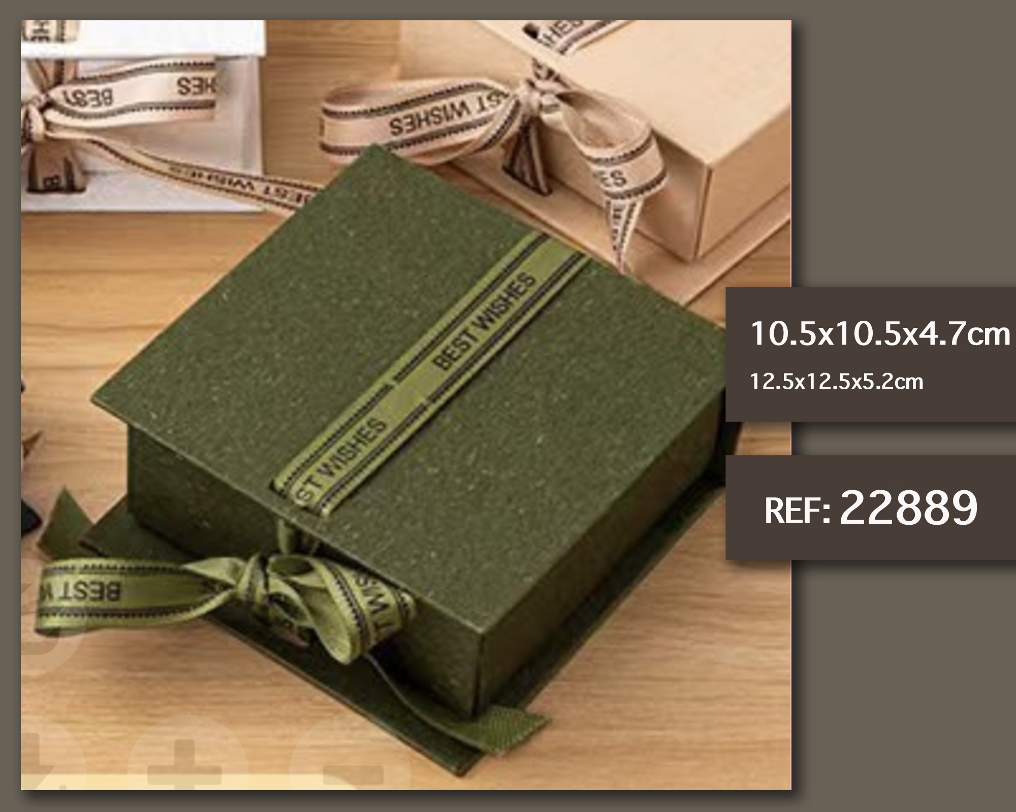 CAJA DE REGALO 10.5X10.5X4.7CM