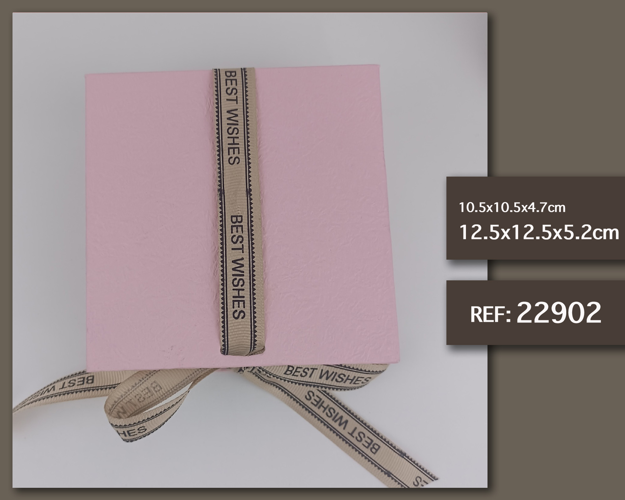 CAJA DE REGALO 12.5X12.5X5.2CM