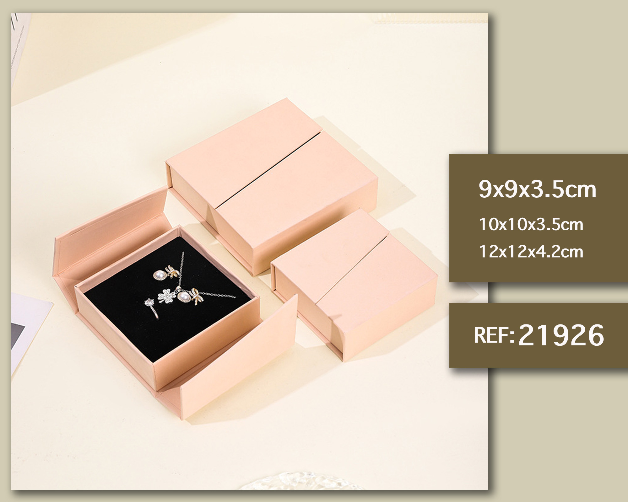 CAJA DE REGALO 9X9X3.5CM