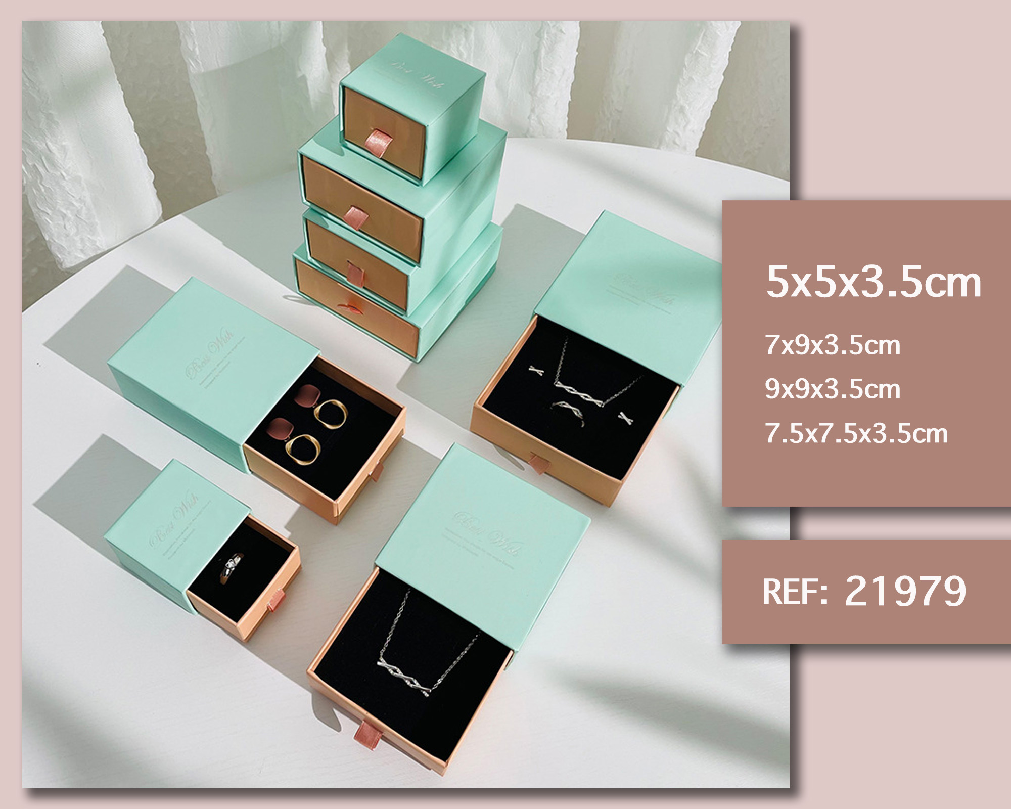 CAJA DE REGALO 5X5X3.5CM