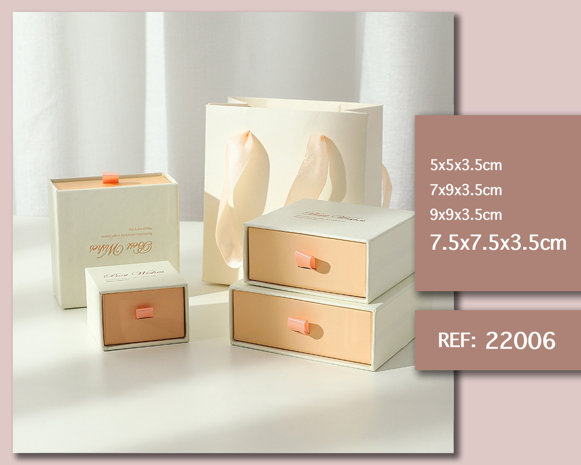 CAJA DE REGALO 7.5X7.5X3.5CM