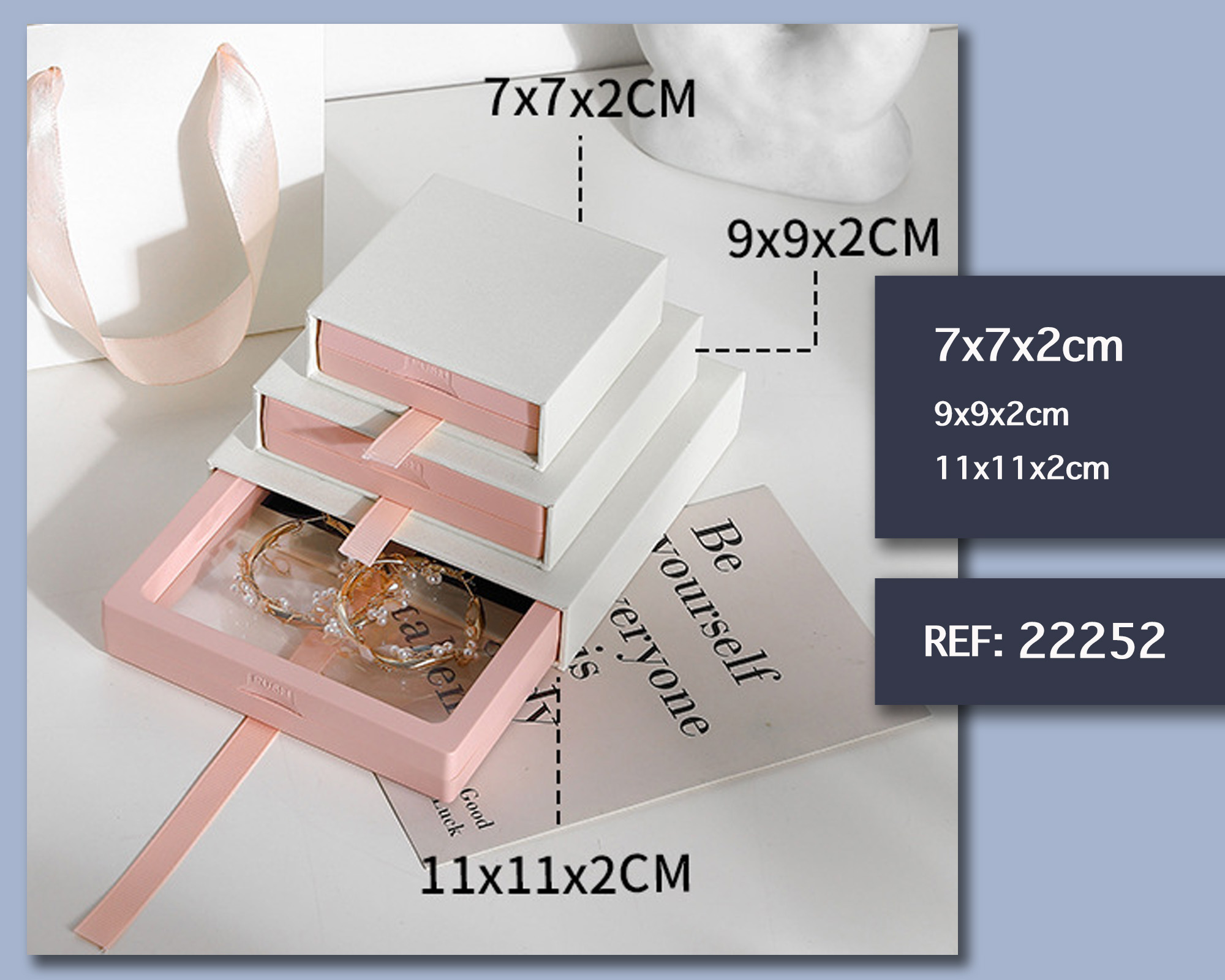 CAJA DE REGALO 7X7X2CM