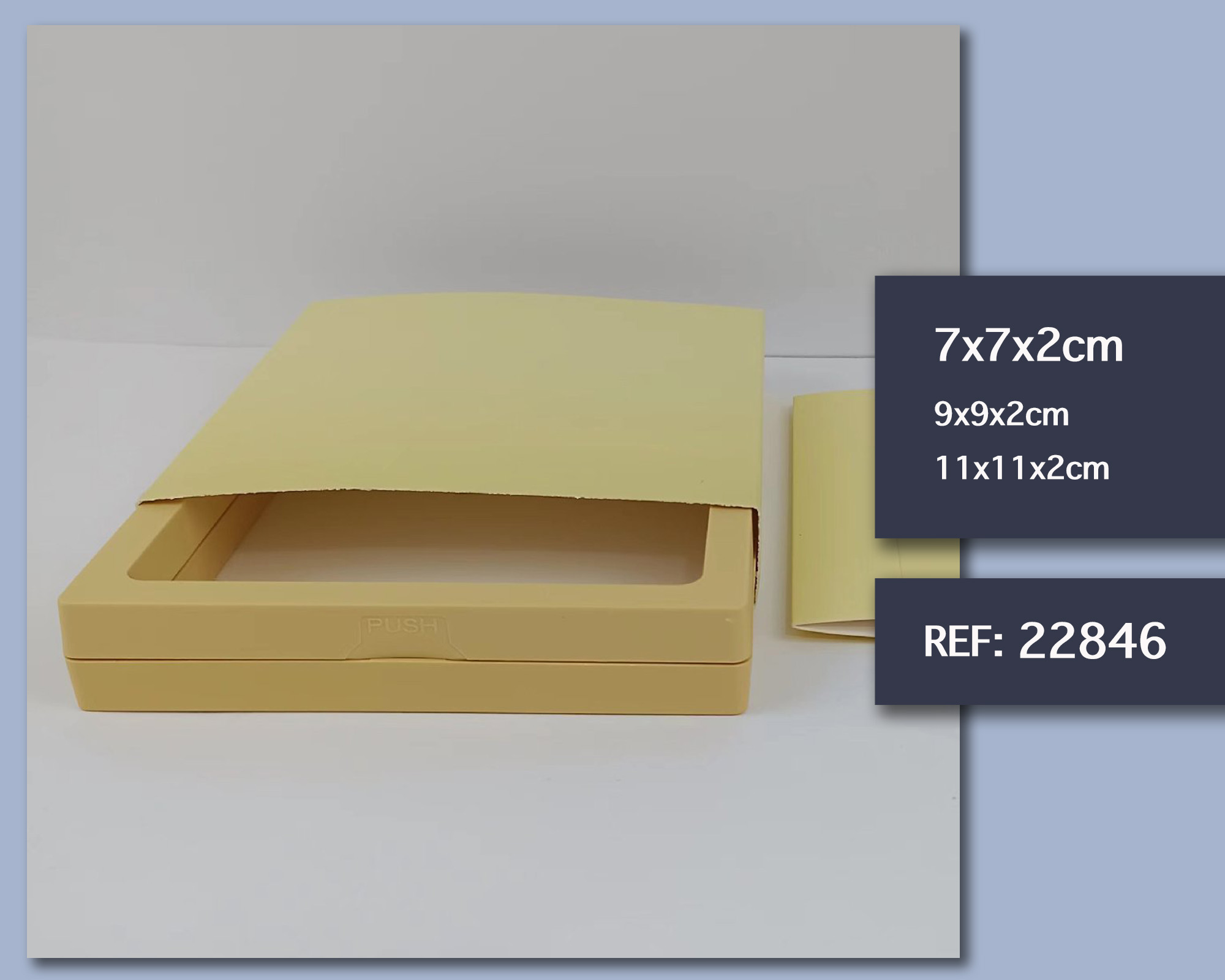 CAJA DE REGALO 7X7X2CM