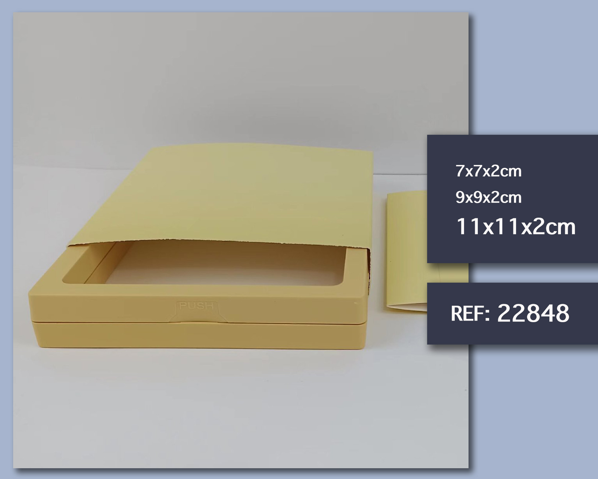 CAJA DE REGALO 11X11X2CM