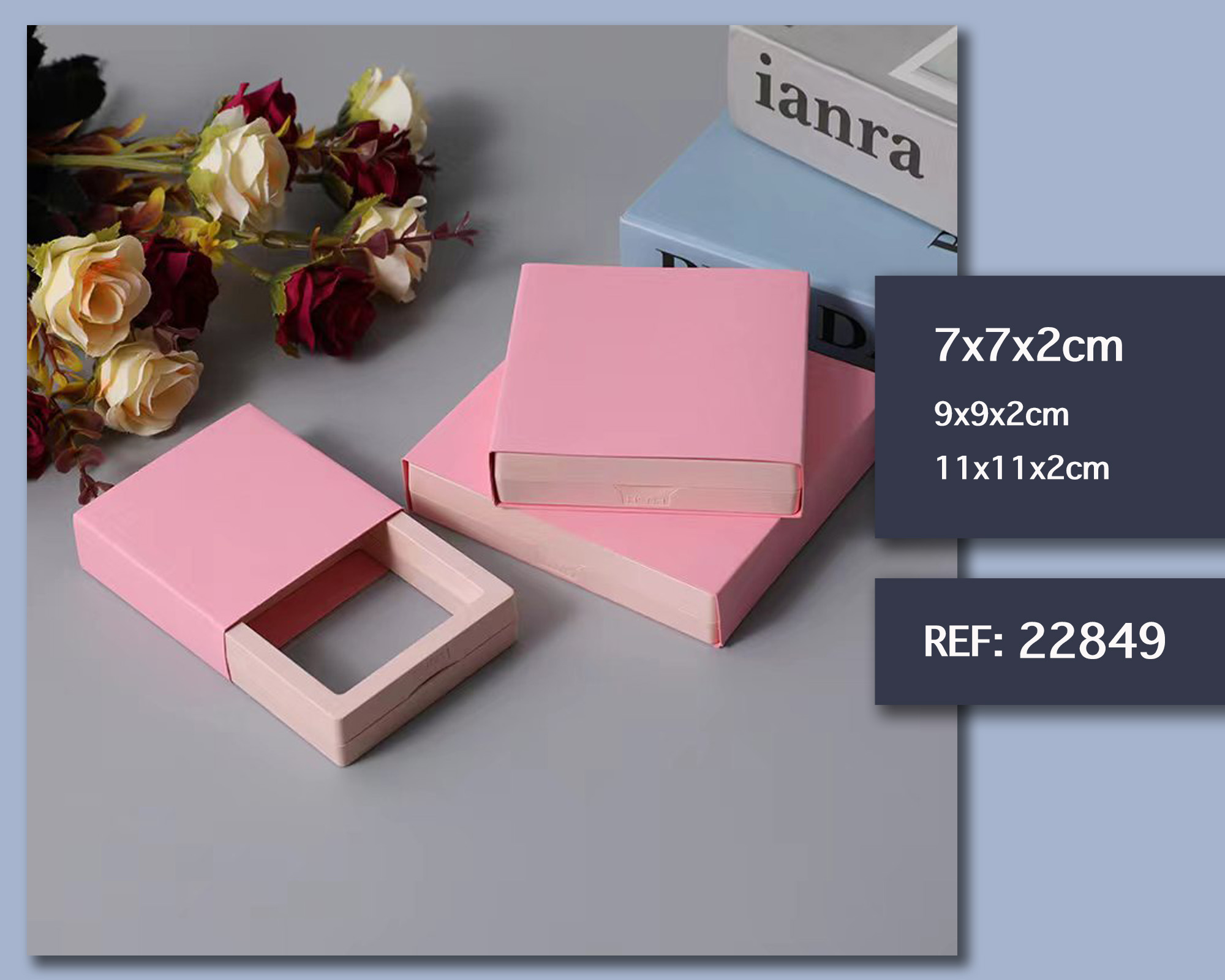 CAJA DE REGALO 7X7X2CM