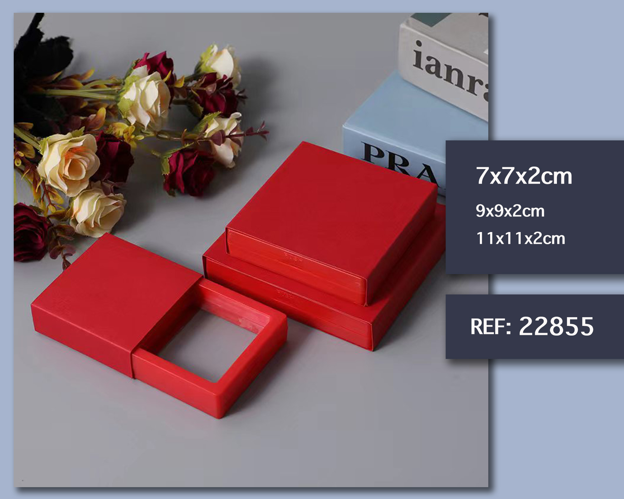 CAJA DE REGALO 7X7X2CM