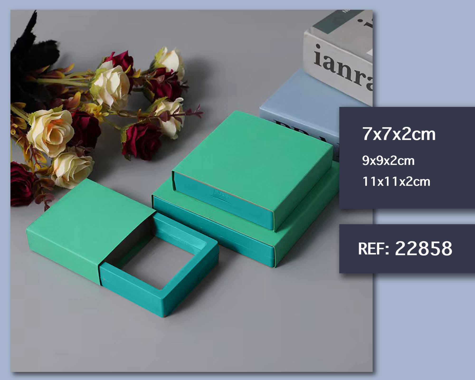 CAJA DE REGALO 7X7X2CM