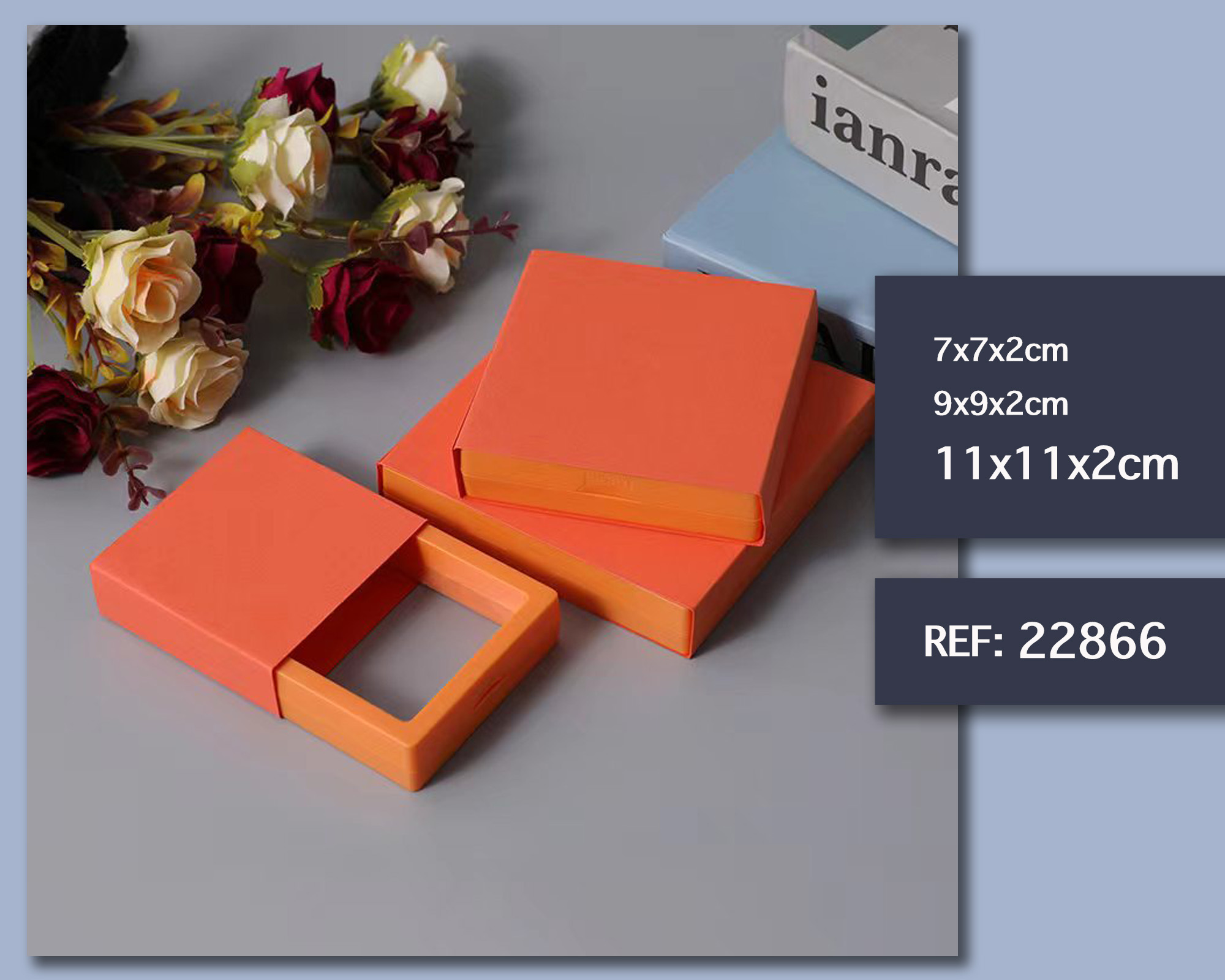 CAJA DE REGALO 11X11X2CM