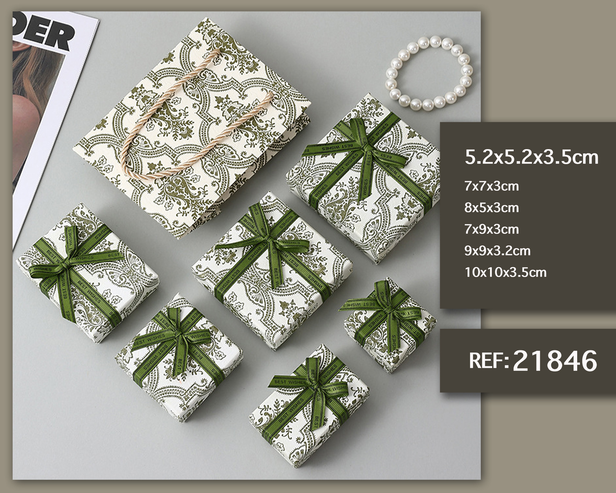 CAJA DE REGALO 5.2X5.2X3.5CM