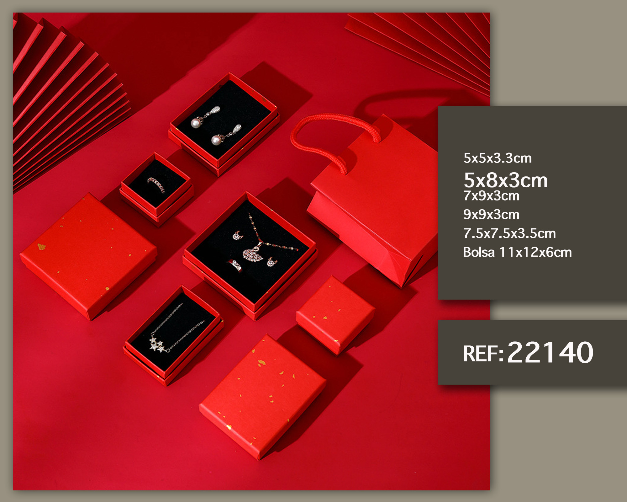 CAJA DE REGALO 5X8X3CM