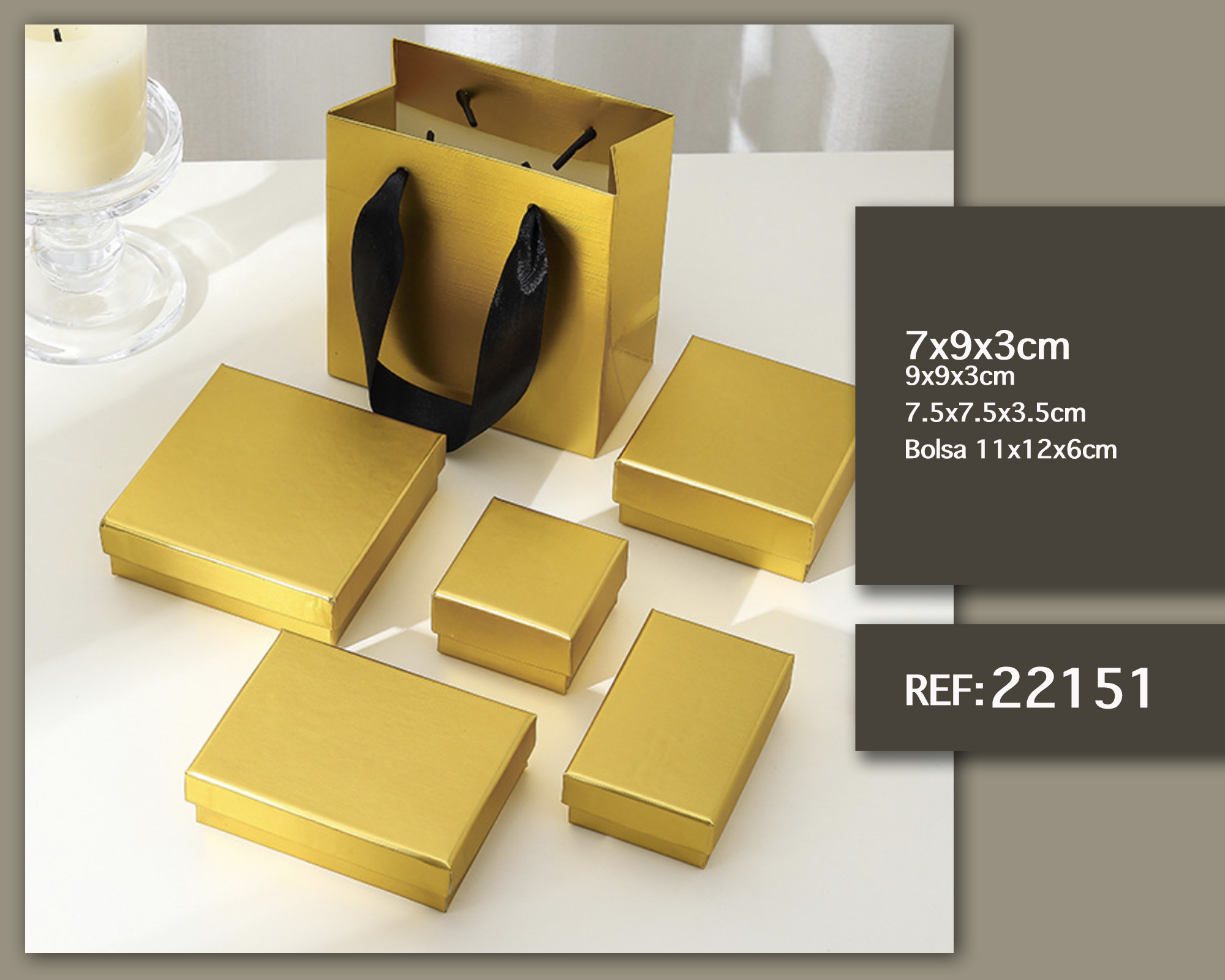 CAJA DE REGALO 7X9X3CM