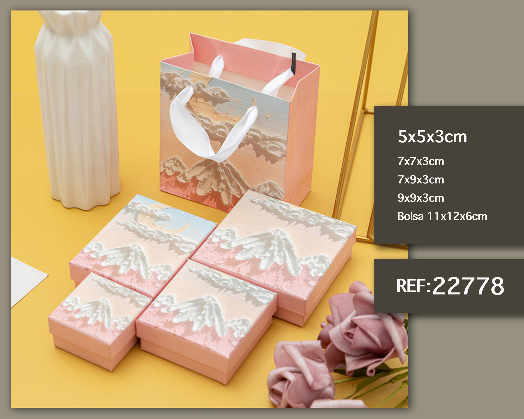 CAJA DE REGALO 5X5X3CM