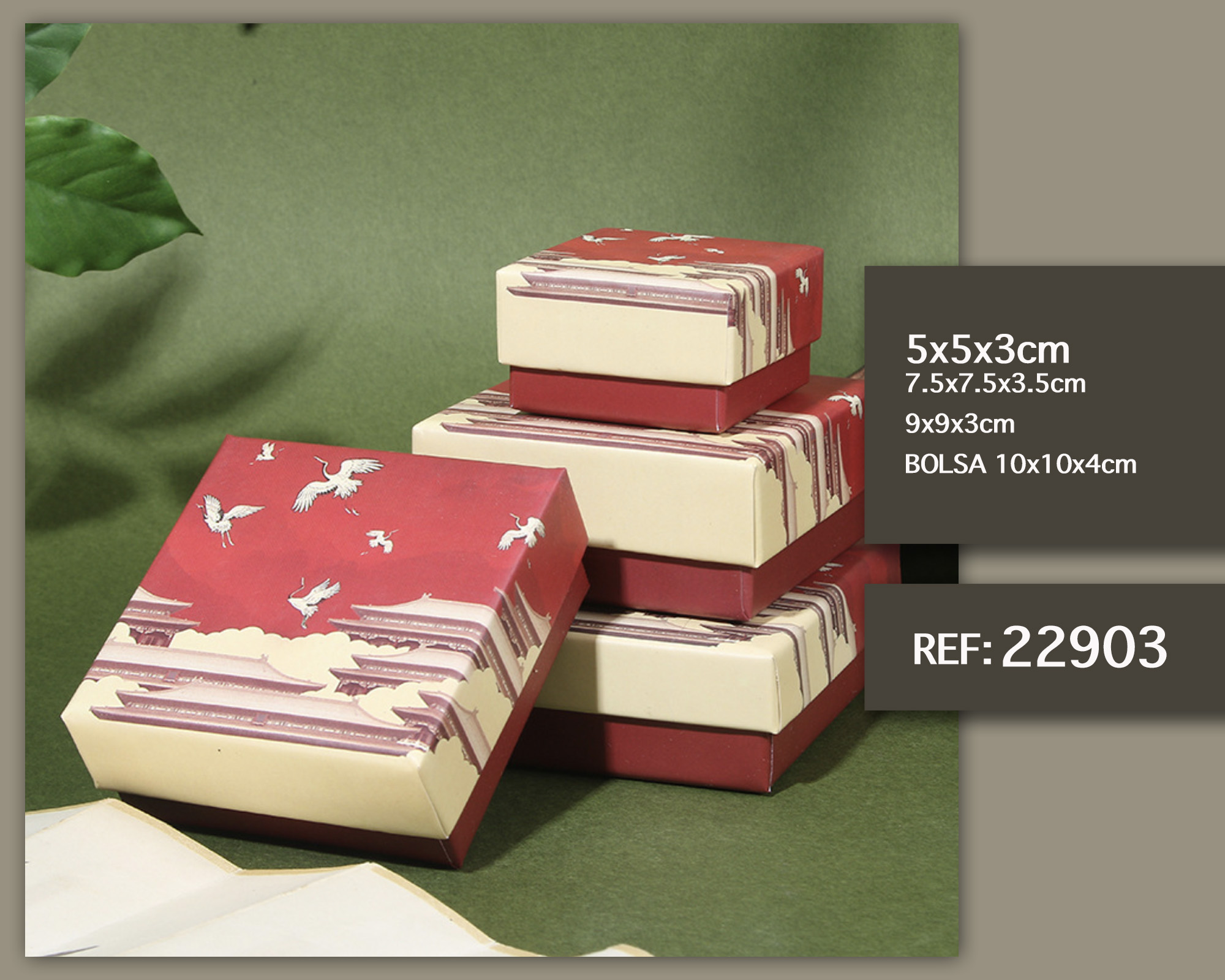 CAJA DE REGALO 5X5X3CM