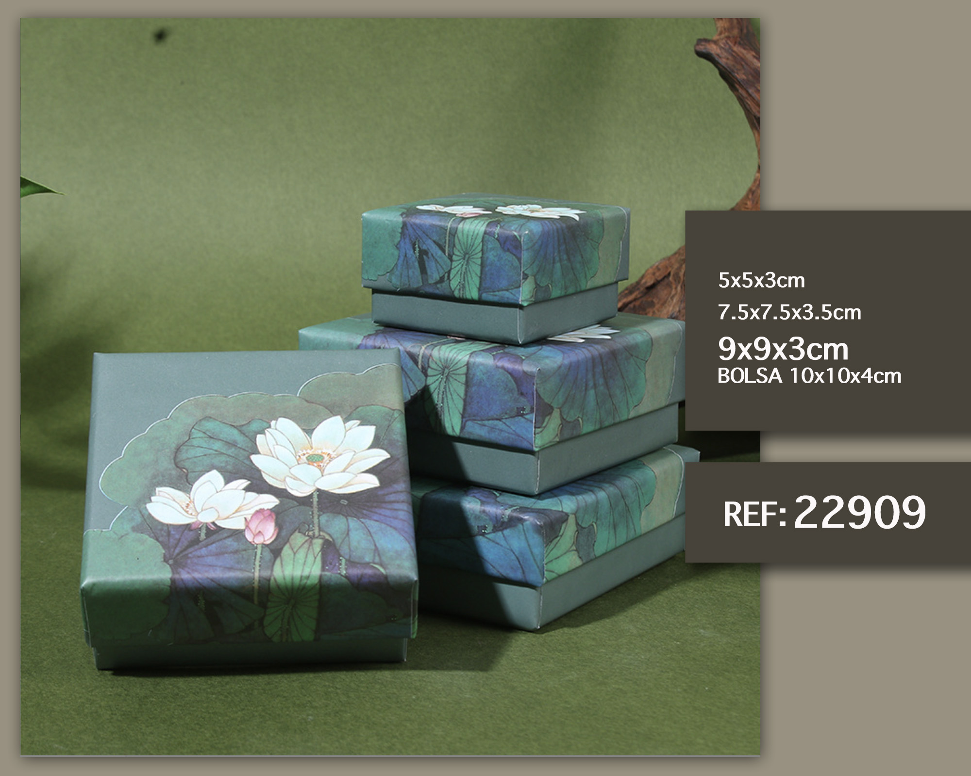 CAJA DE REGALO 9X9X3CM