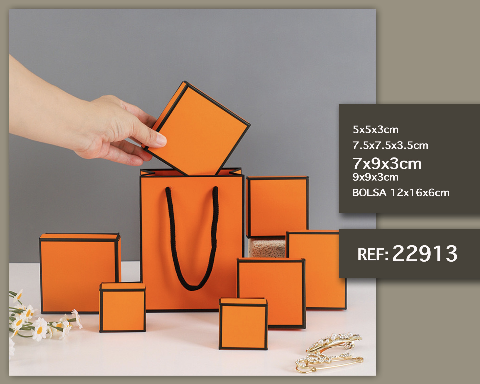 CAJA DE REGALO 7X9X3CM