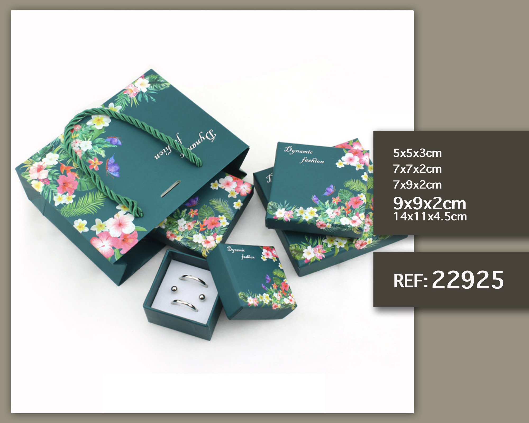 CAJA DE REGALO 9X9X2CM