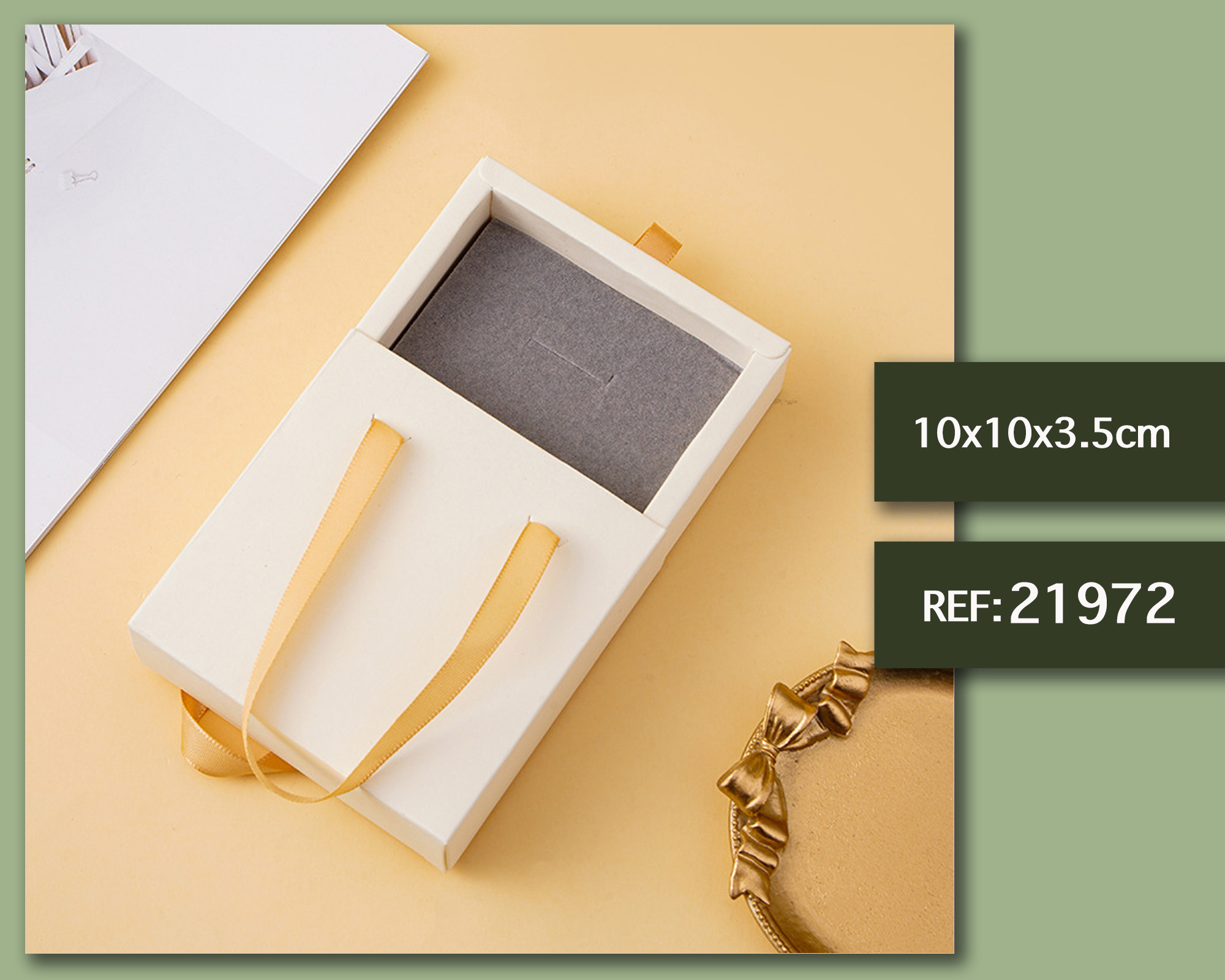 CAJA DE REGALO 10X10X3.5CM