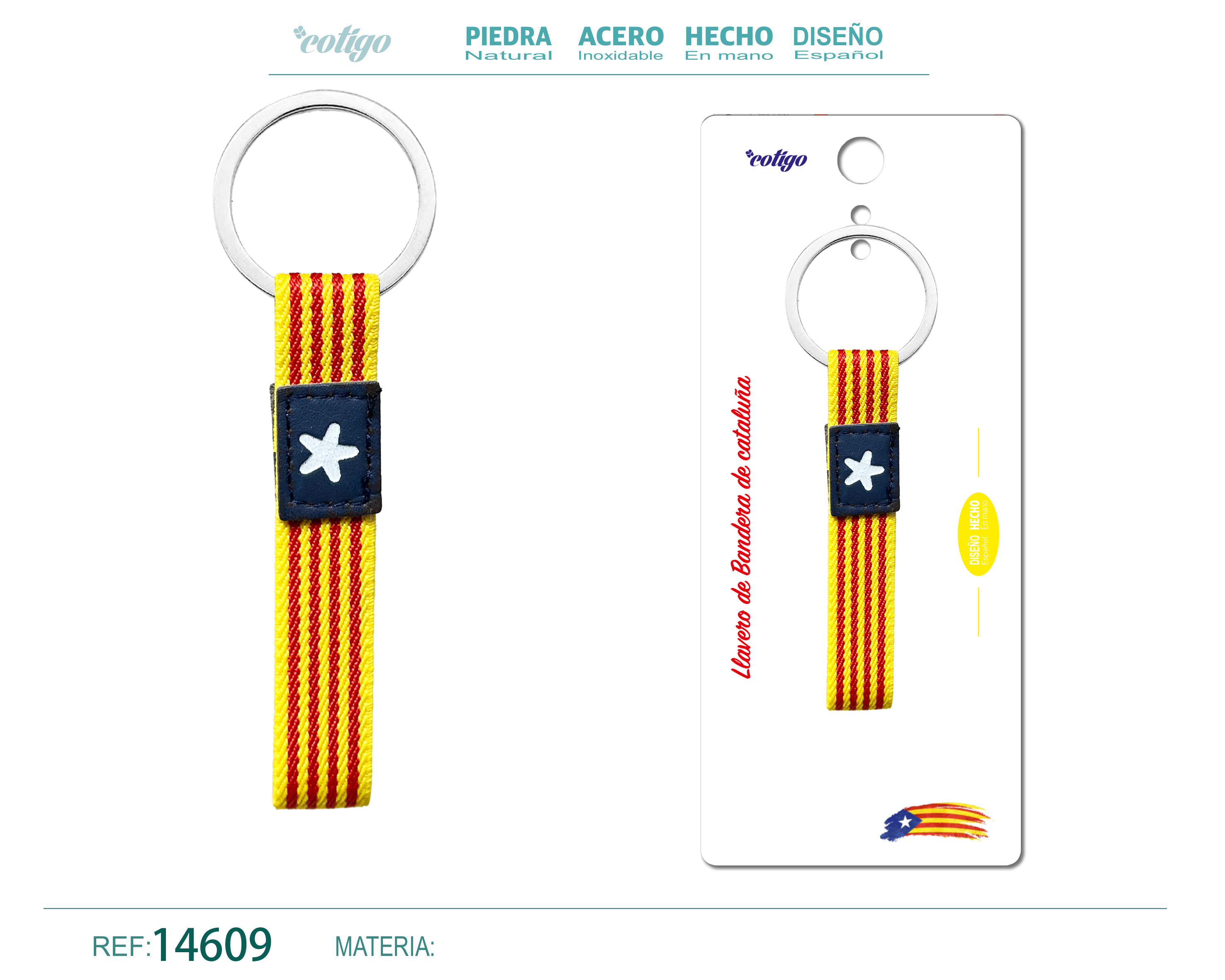 LLAVERO BANDERA CATALUÑA