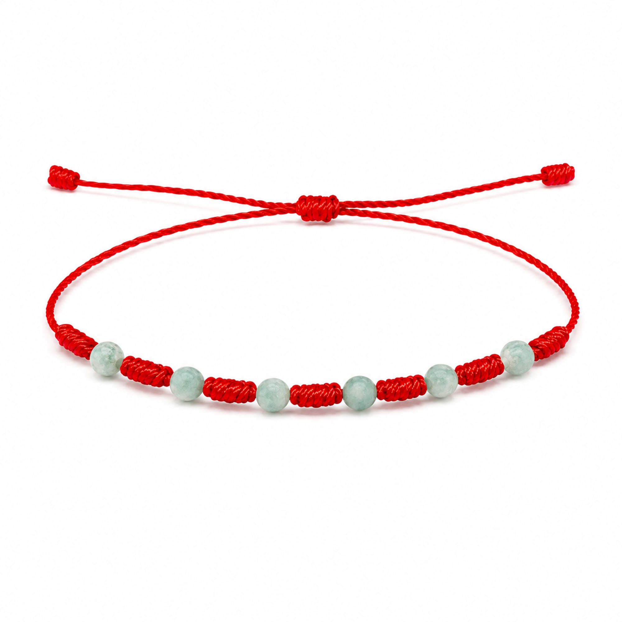 PULSERA 7 NUDOS CON  AMAZONITA 4MM