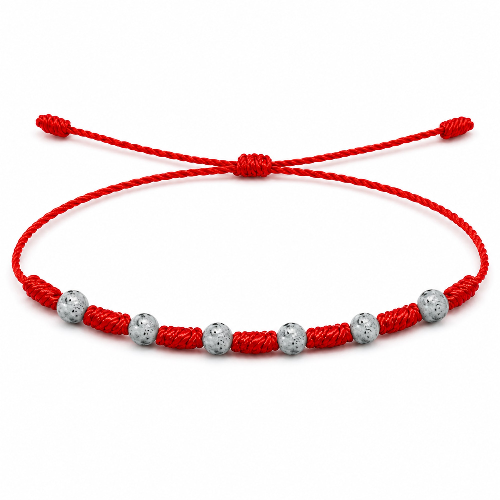 PULSERA 7 NUDOS CON  CUARZO TIANSHANG 4MM