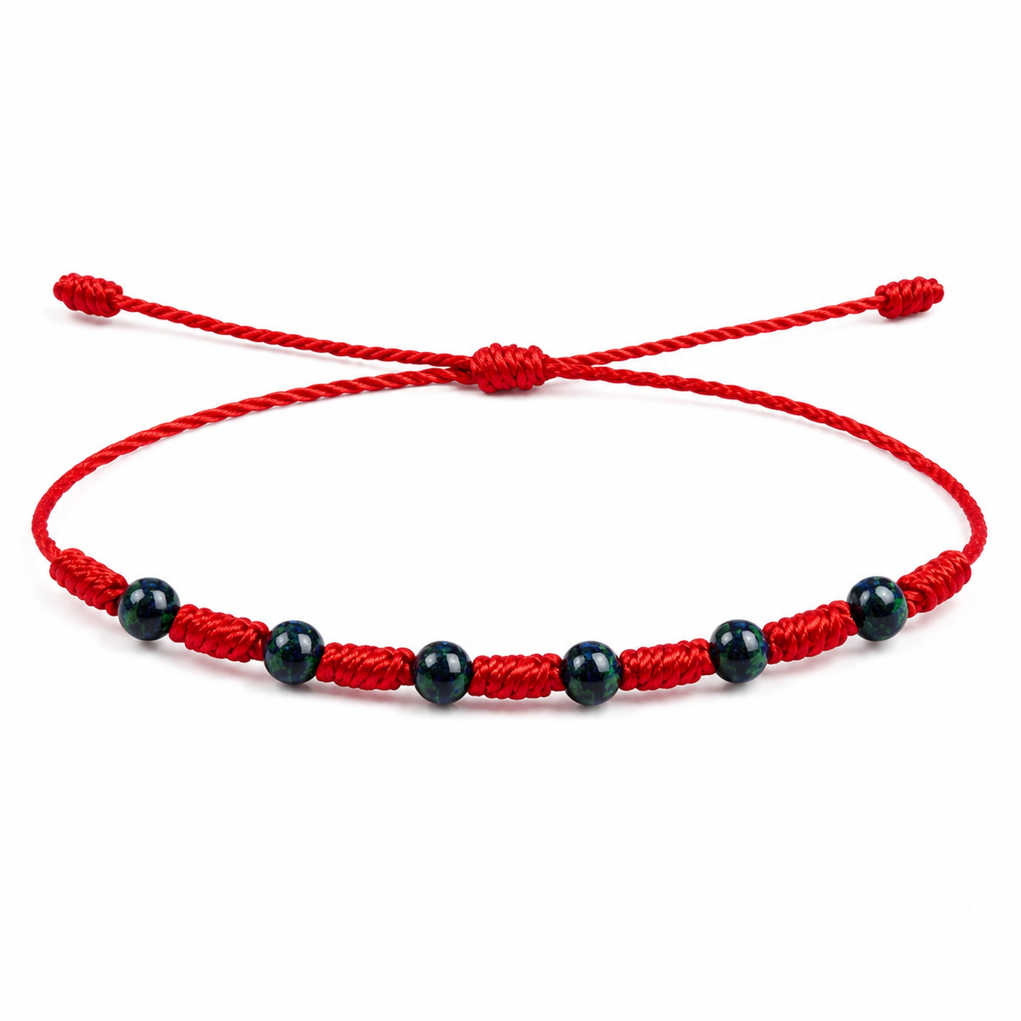 PULSERA 7 NUDOS CON  LAPISLAZULI FÉNIX 4MM
