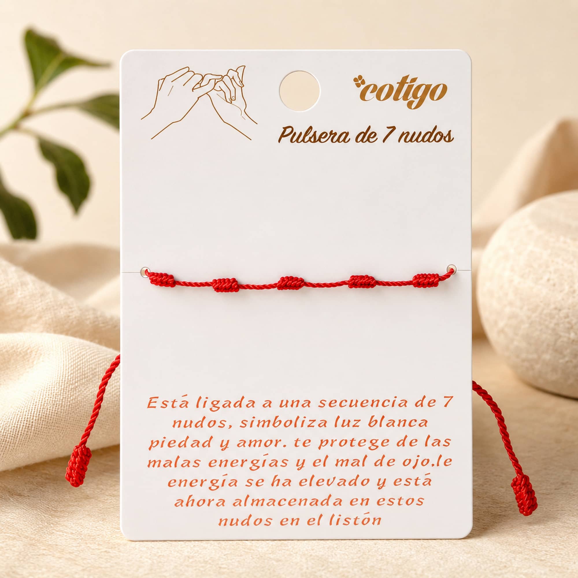 PULSERA 7 NUDOS 1PCS