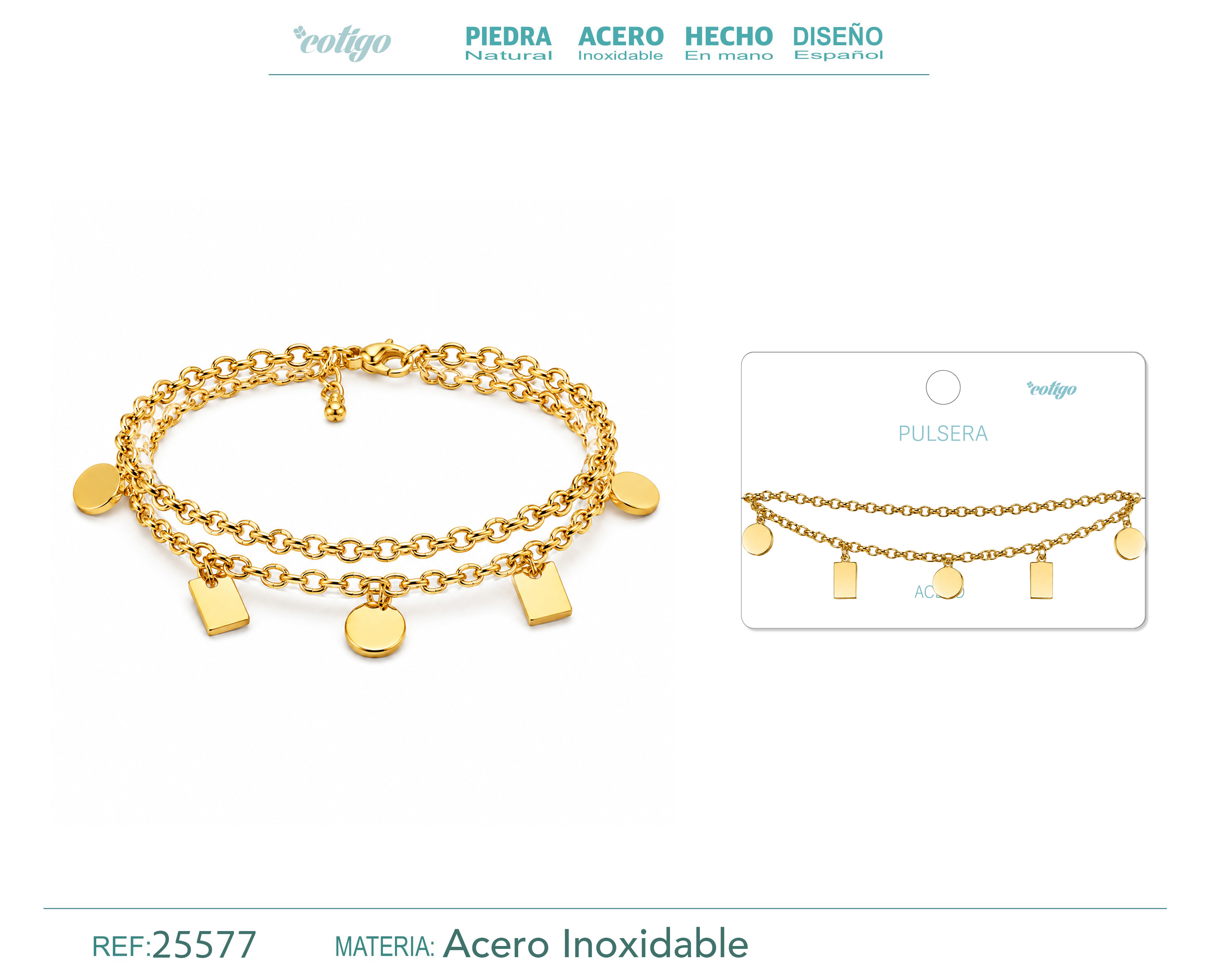 Pulsera Acero Inoxidable