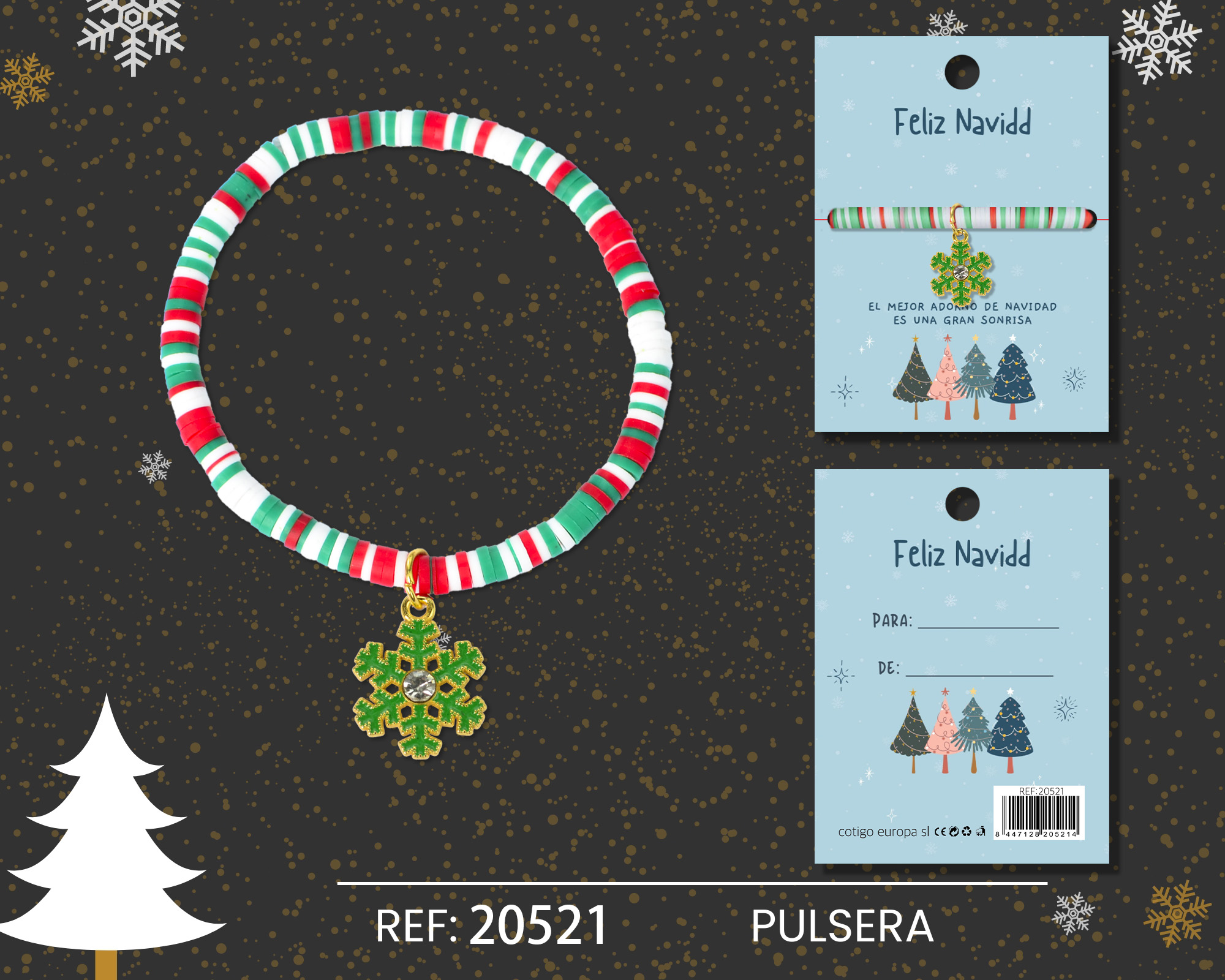 PULSERA DE NAVIDAD
