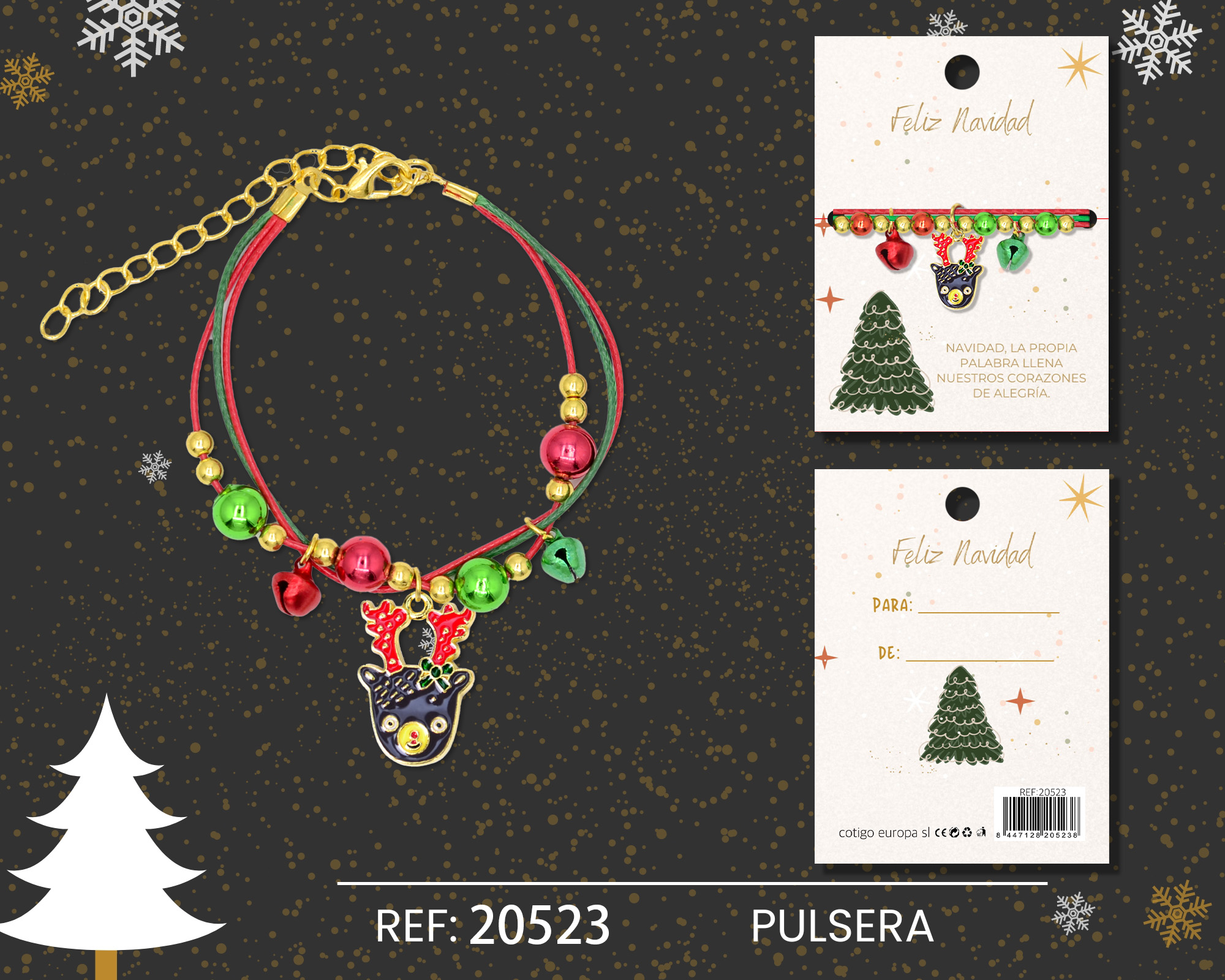 PULSERA DE NAVIDAD