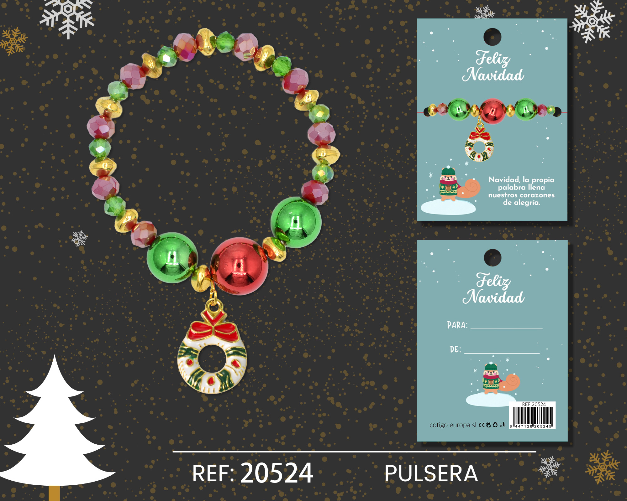 PULSERA DE NAVIDAD