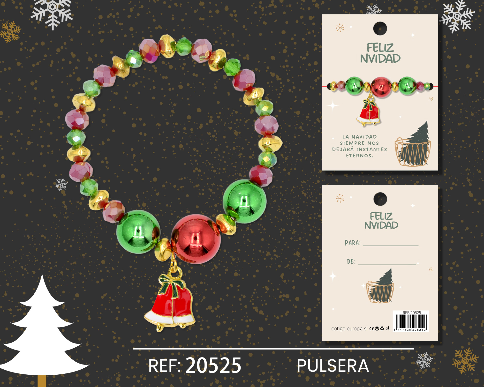 PULSERA DE NAVIDAD