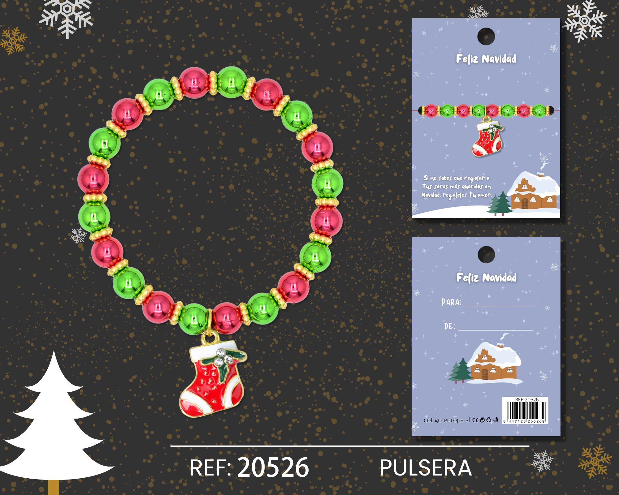 PULSERA DE NAVIDAD