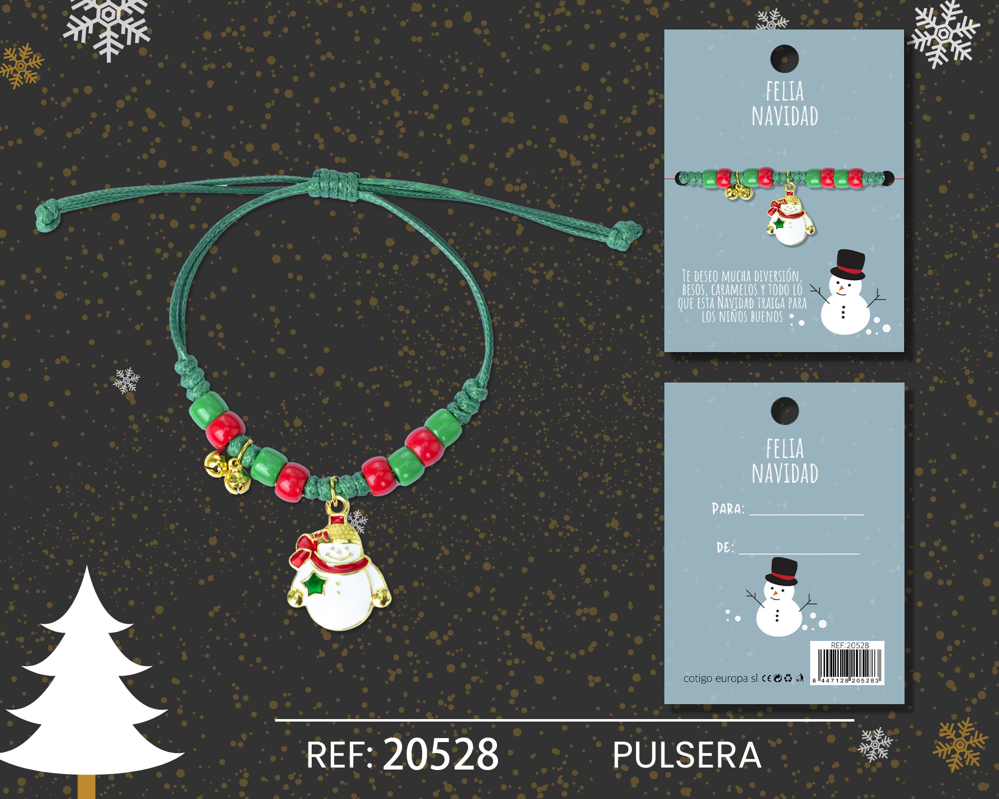 PULSERA DE NAVIDAD