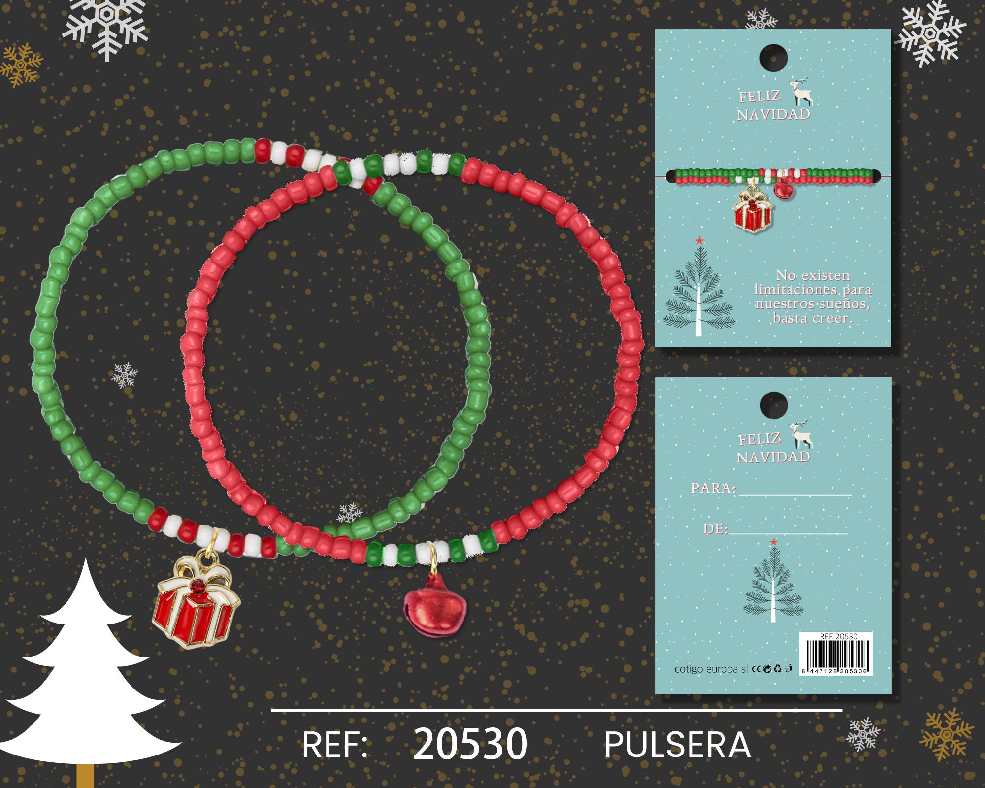 PULSERA DE NAVIDAD