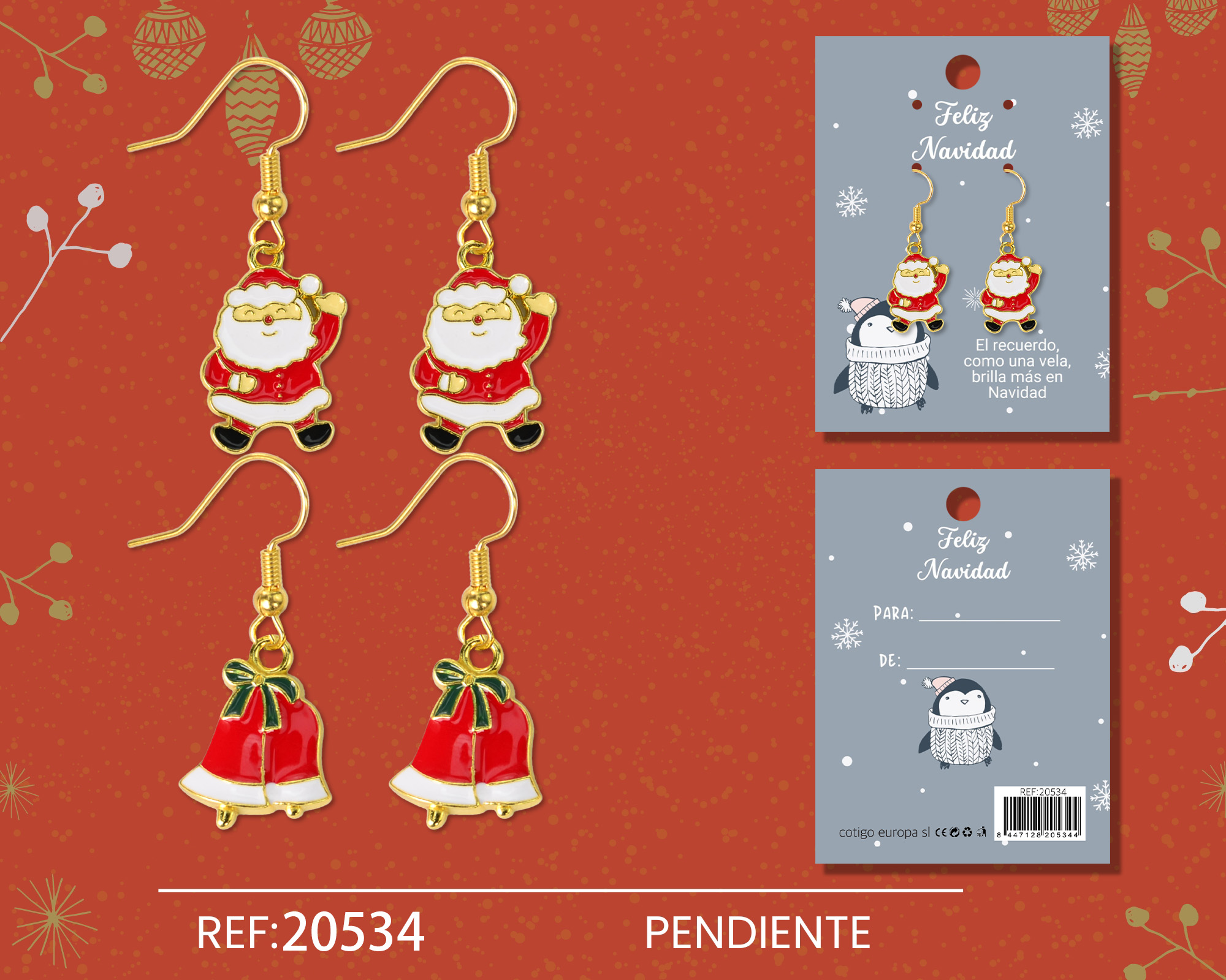 PENDIENTE DE NAVIDAD