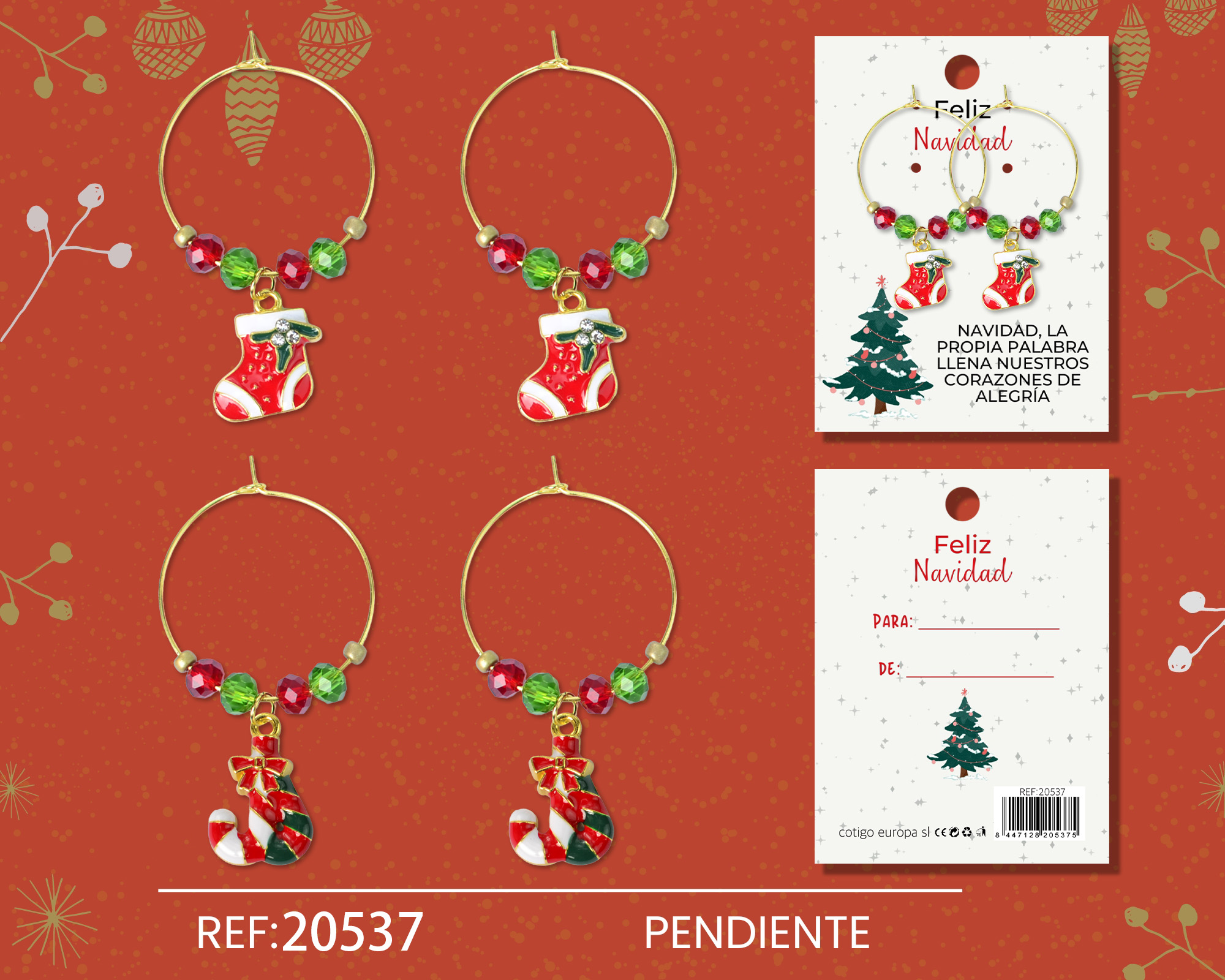 PENDIENTE DE NAVIDAD