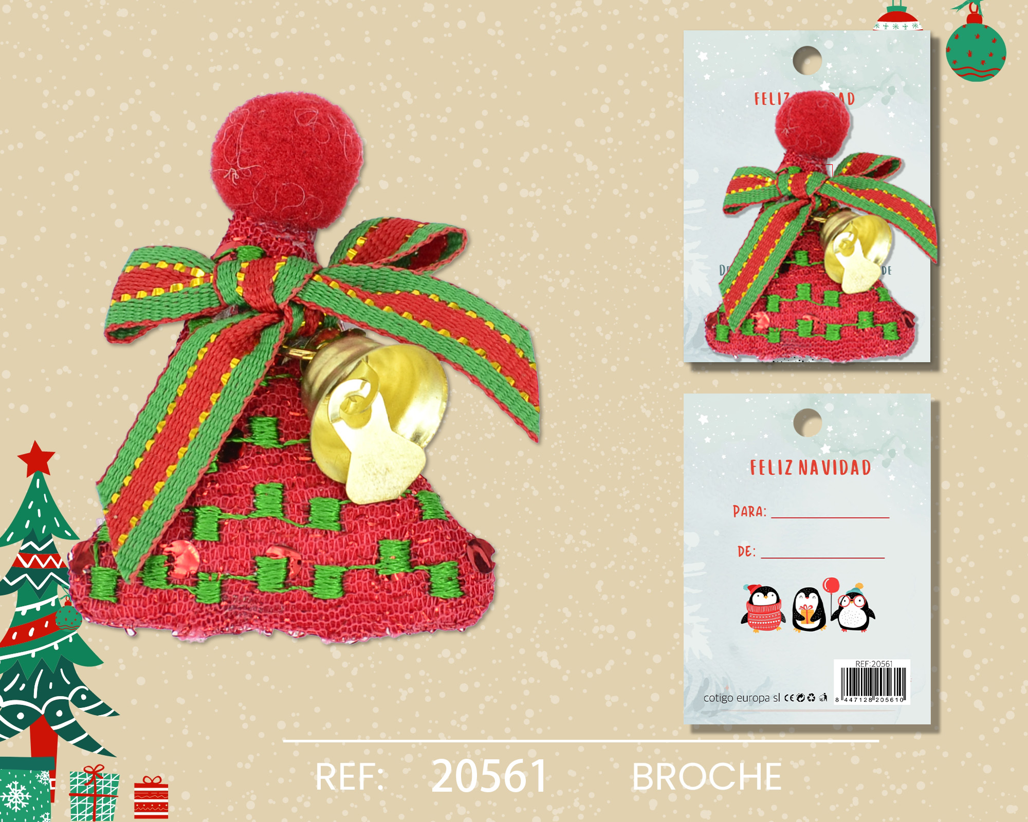 BROCHE DE NAVIDAD