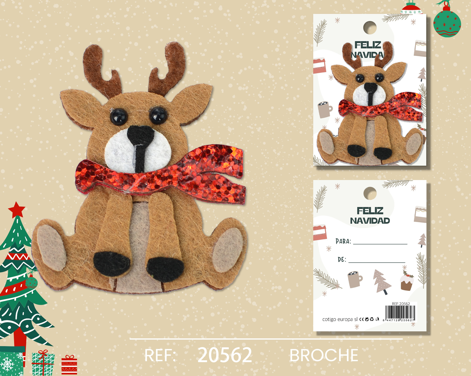 BROCHE DE NAVIDAD