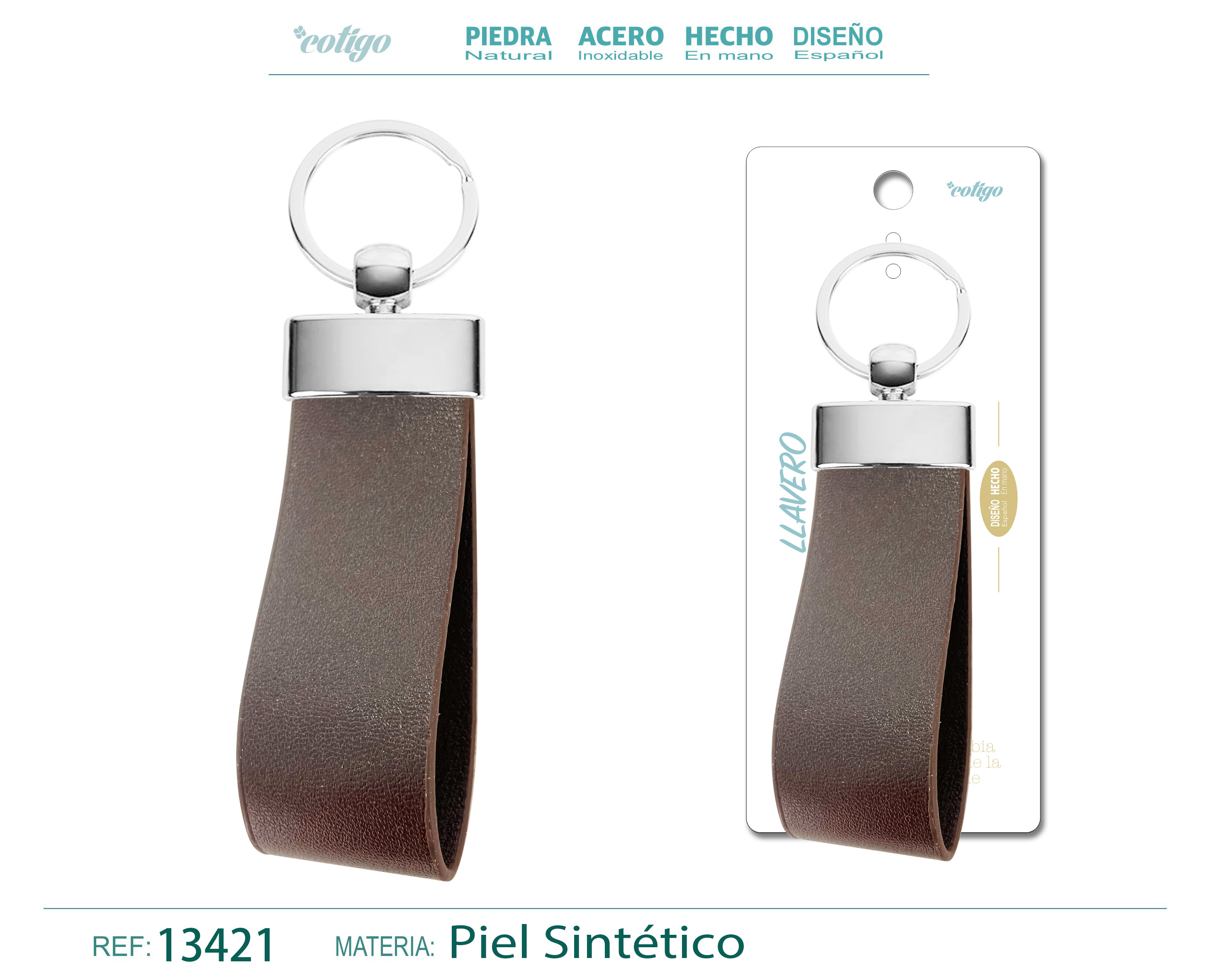 LLAVERO CUERO SINTÉTICO