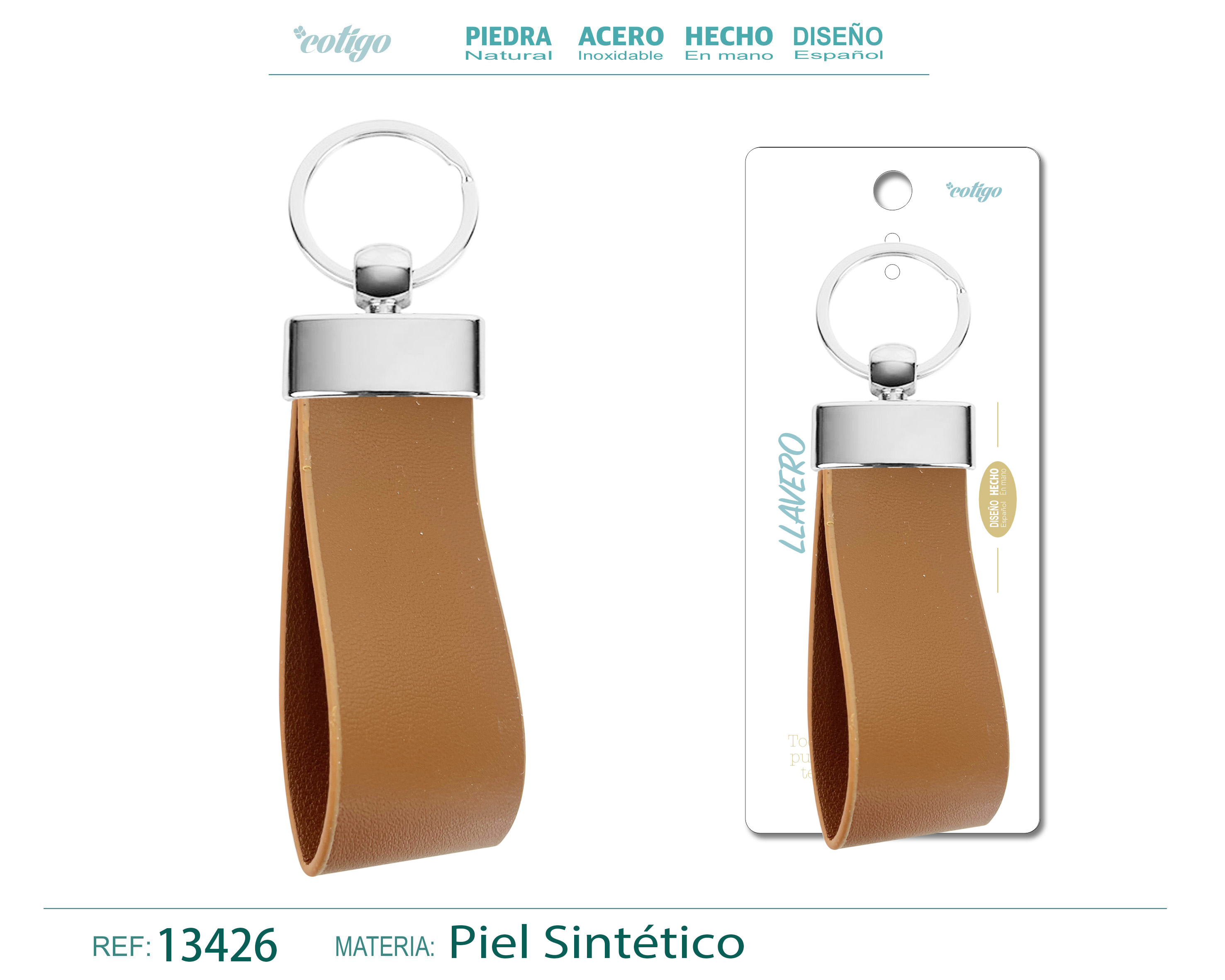 LLAVERO CUERO SINTÉTICO