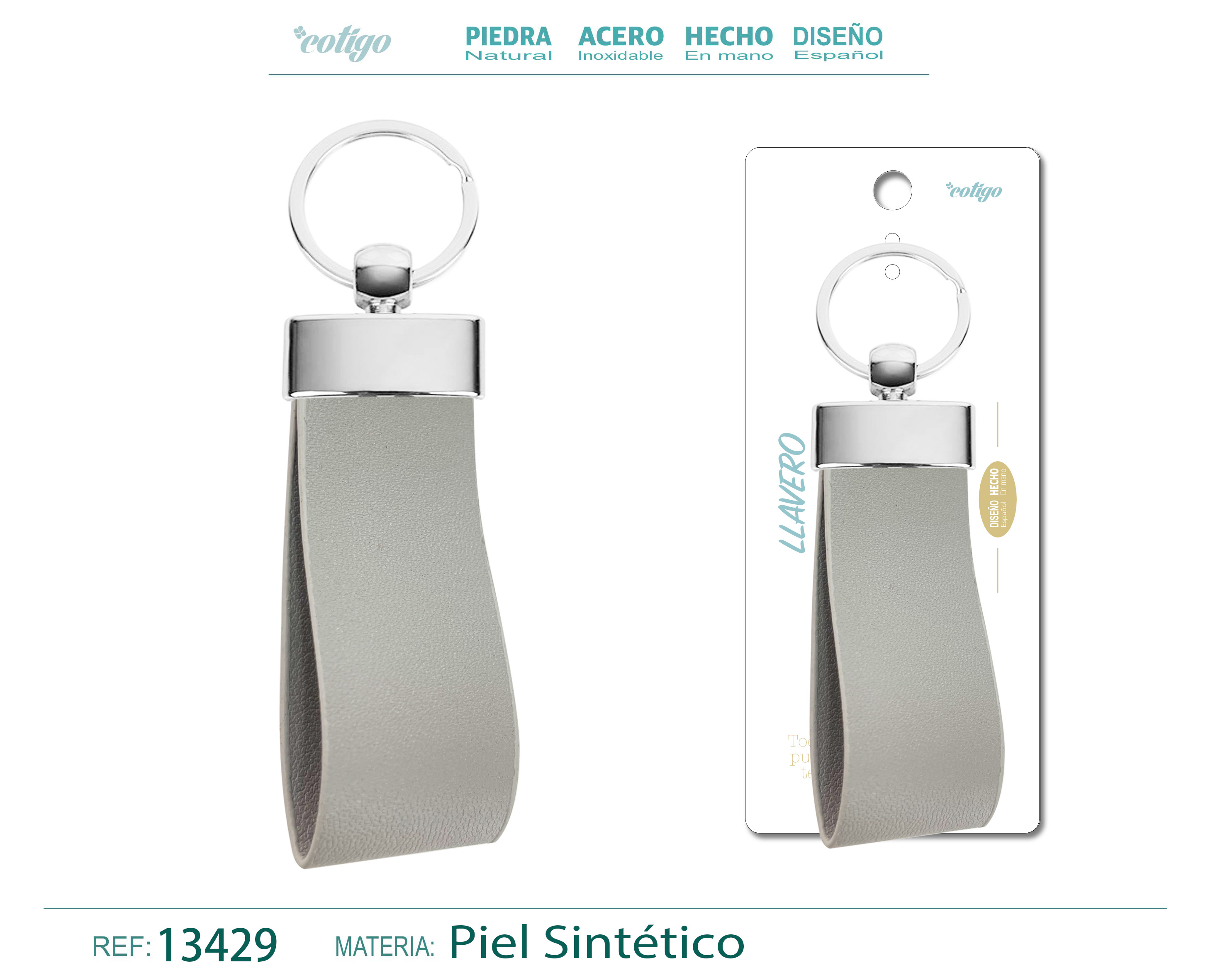 LLAVERO CUERO SINTÉTICO